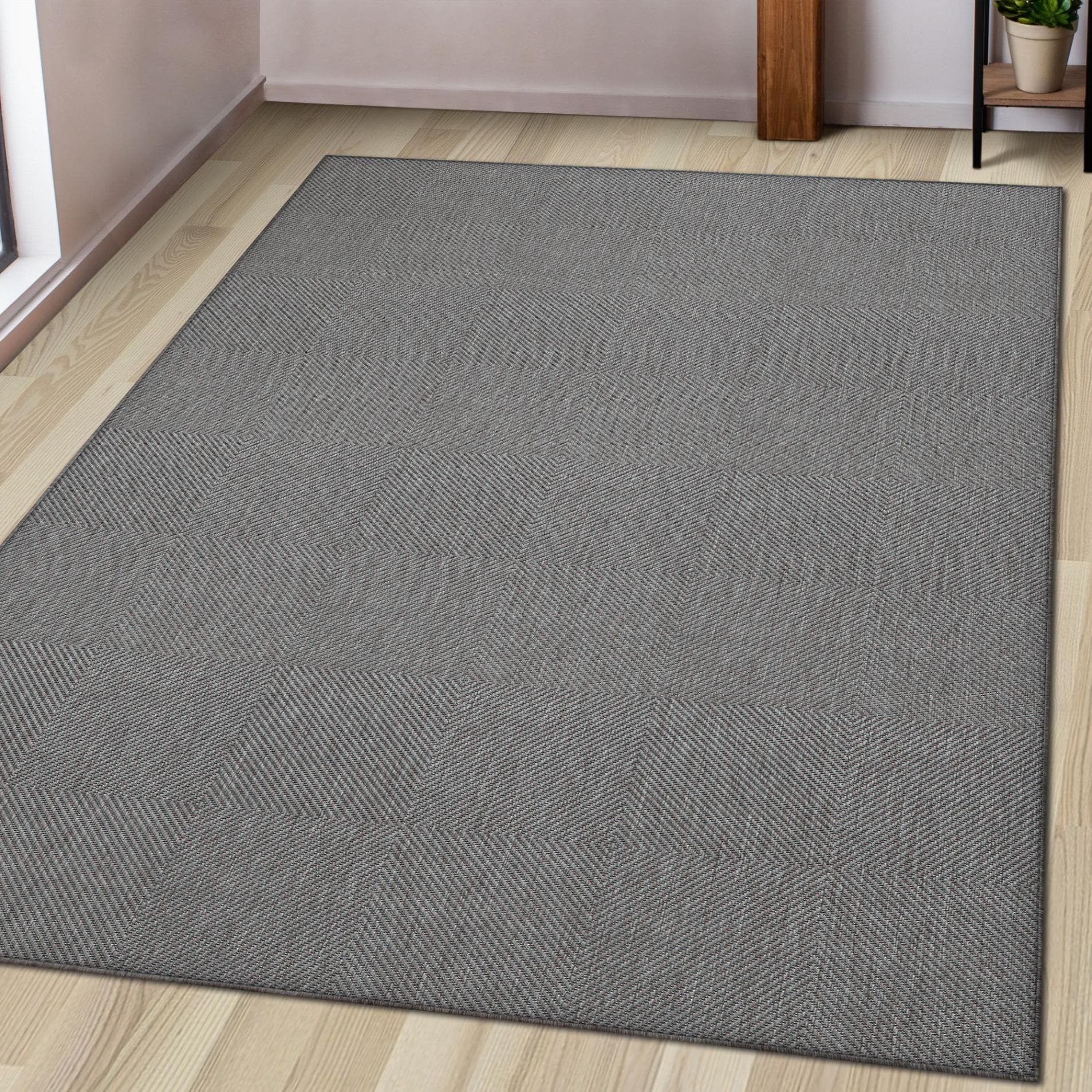 Teppich MY HOME Anna Sisal-Optik Grau
