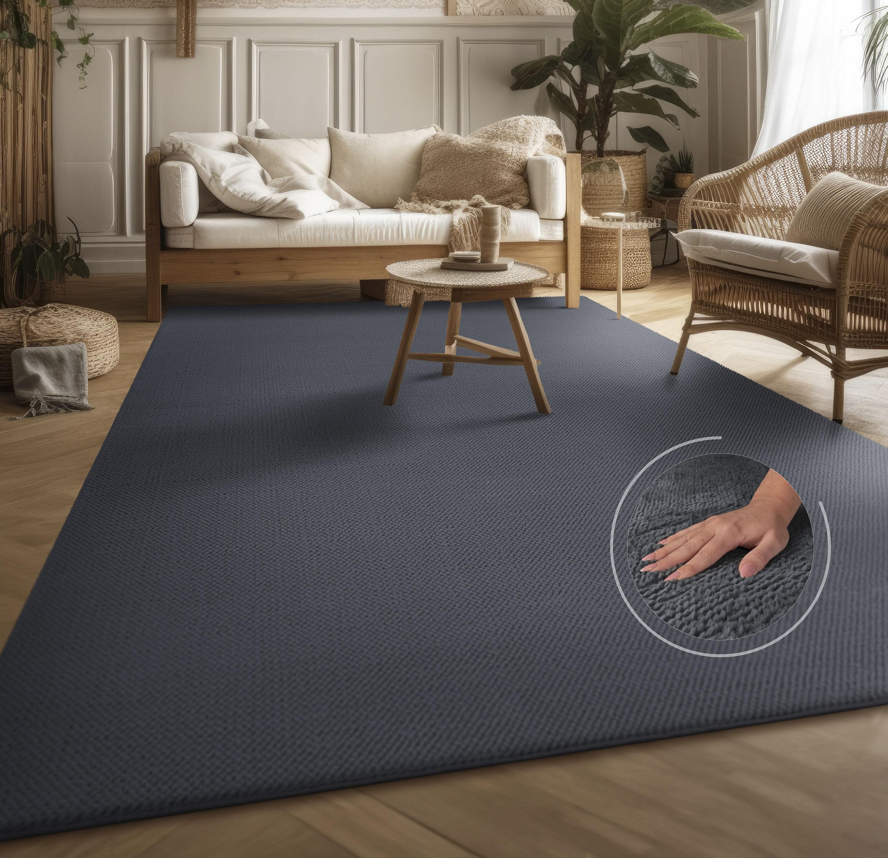 Moderner Scandi Design Teppich in Grau, Anthrazit, Beige