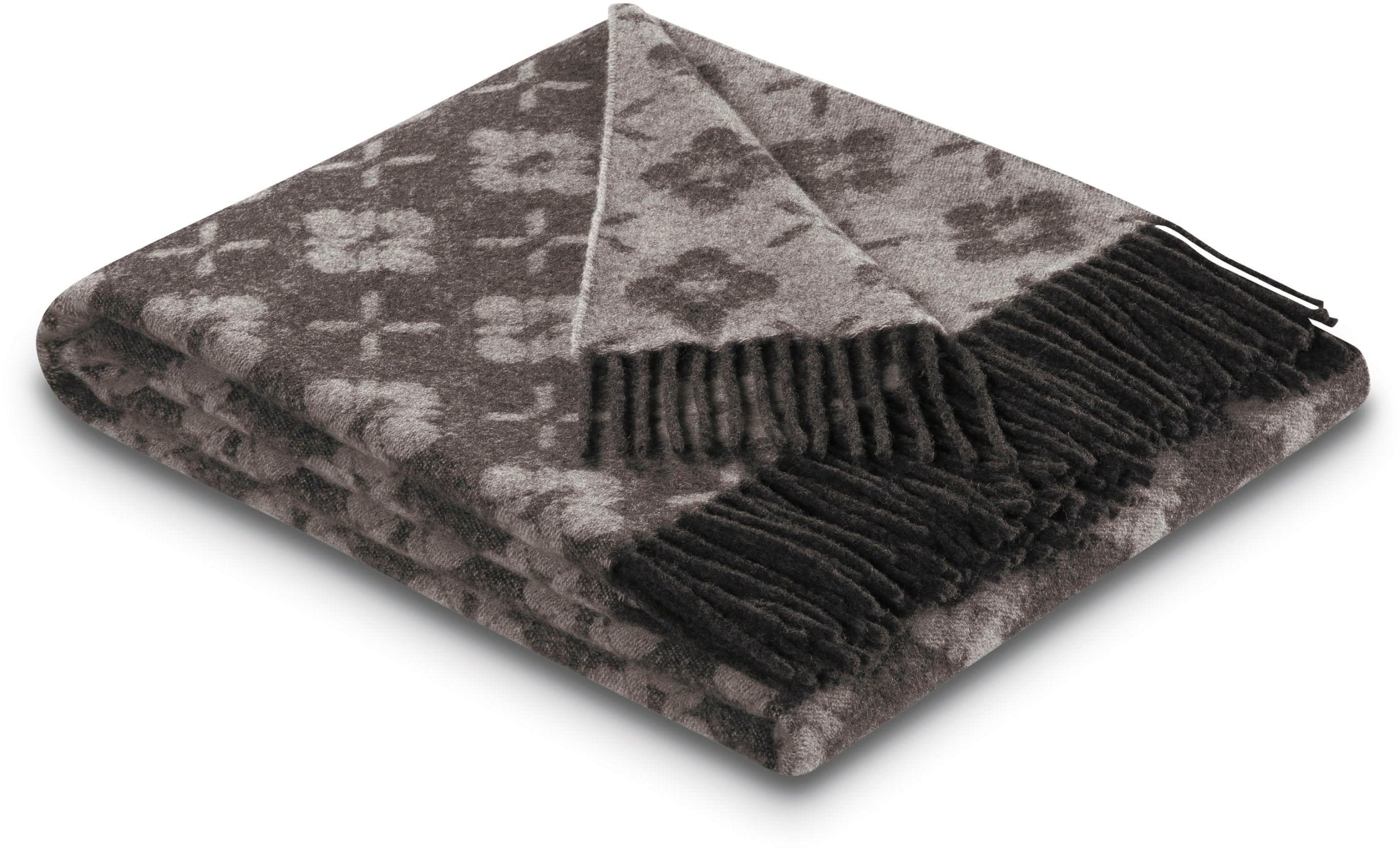 Wohndecke BIEDERLACK "Plaid Primo" Anthrazit