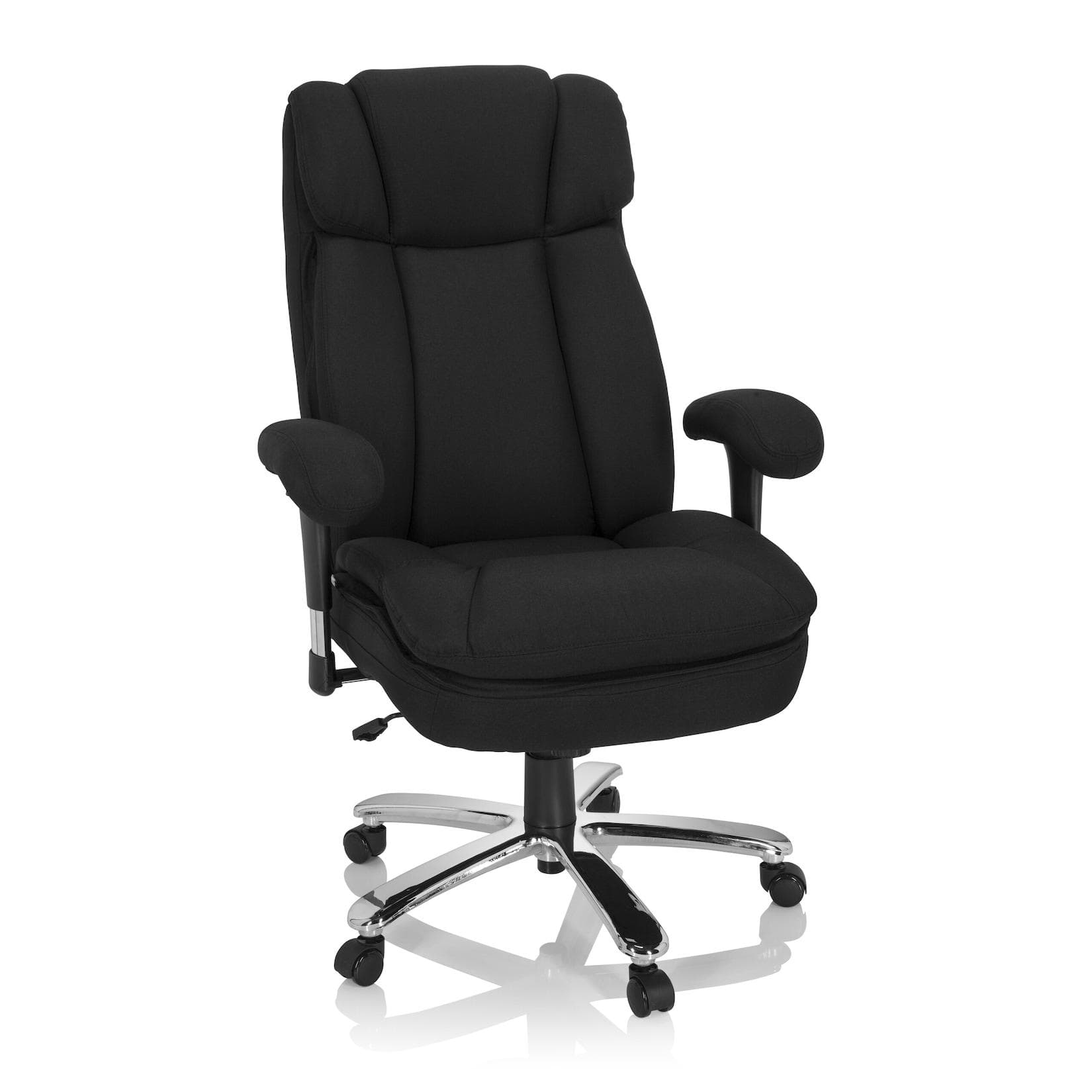 hjh OFFICE XXL Drehstuhl BUILDER XXL I Stoff mit Armlehnen höhenverstellbar