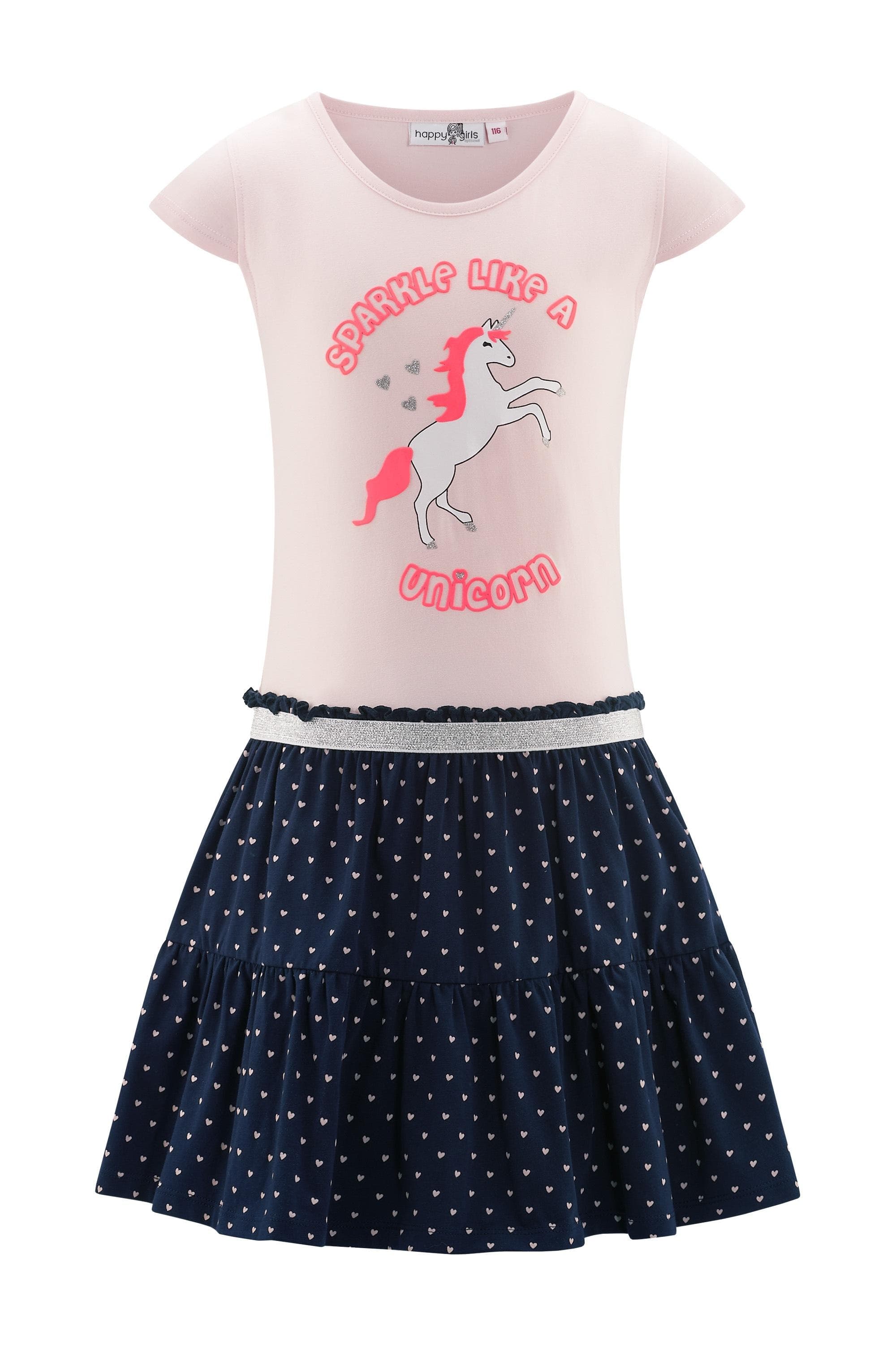 Jerseykleid HAPPY GIRLS Mädchen rose 98 cm