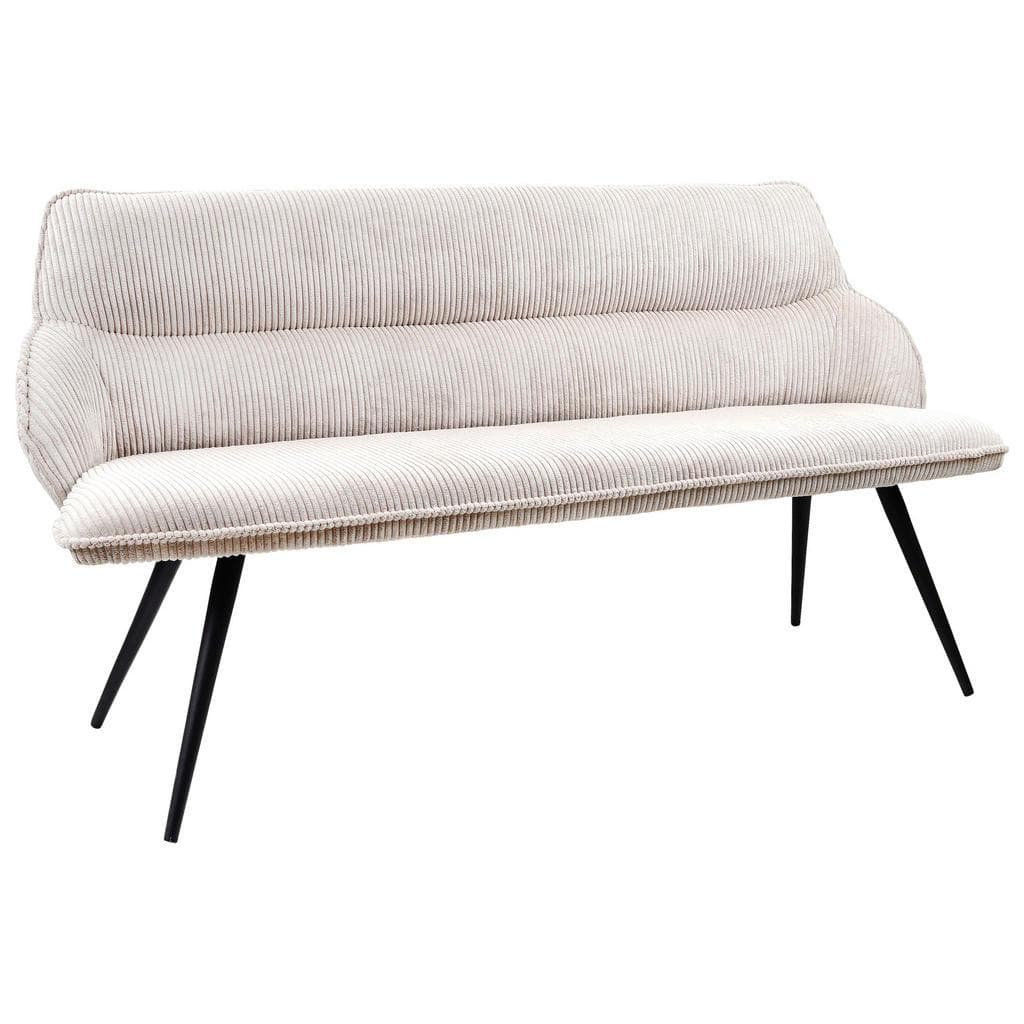 Mid.you Esszimmer-Sitzbank Cord Beige 3-Sitzer