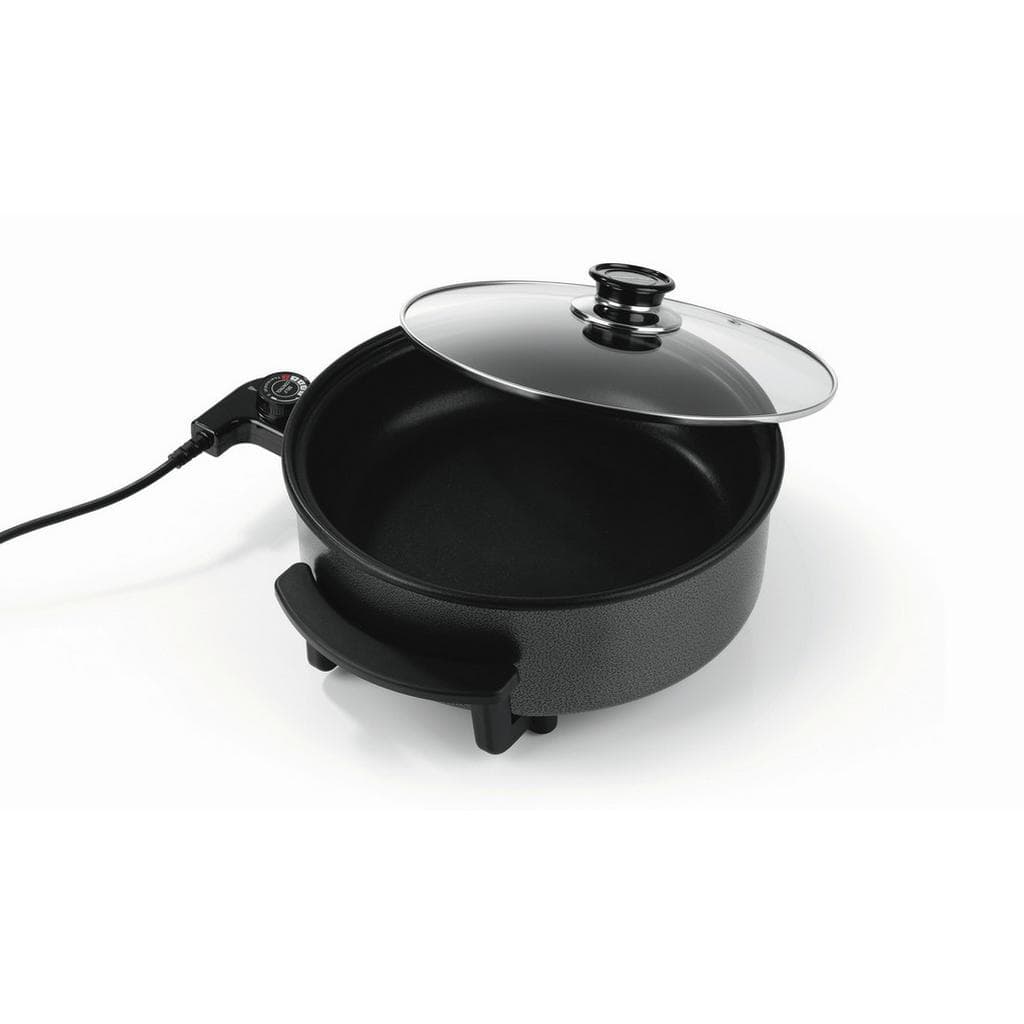 Gourmetmaxx Elektrische Pfanne GOURMETmaxx Schwarz Antihaftbeschichtung
