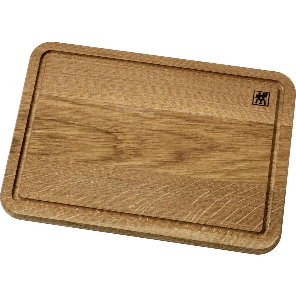 Zwilling Schneidebrett Eiche 25x2x35 cm Braun mit Saftrille