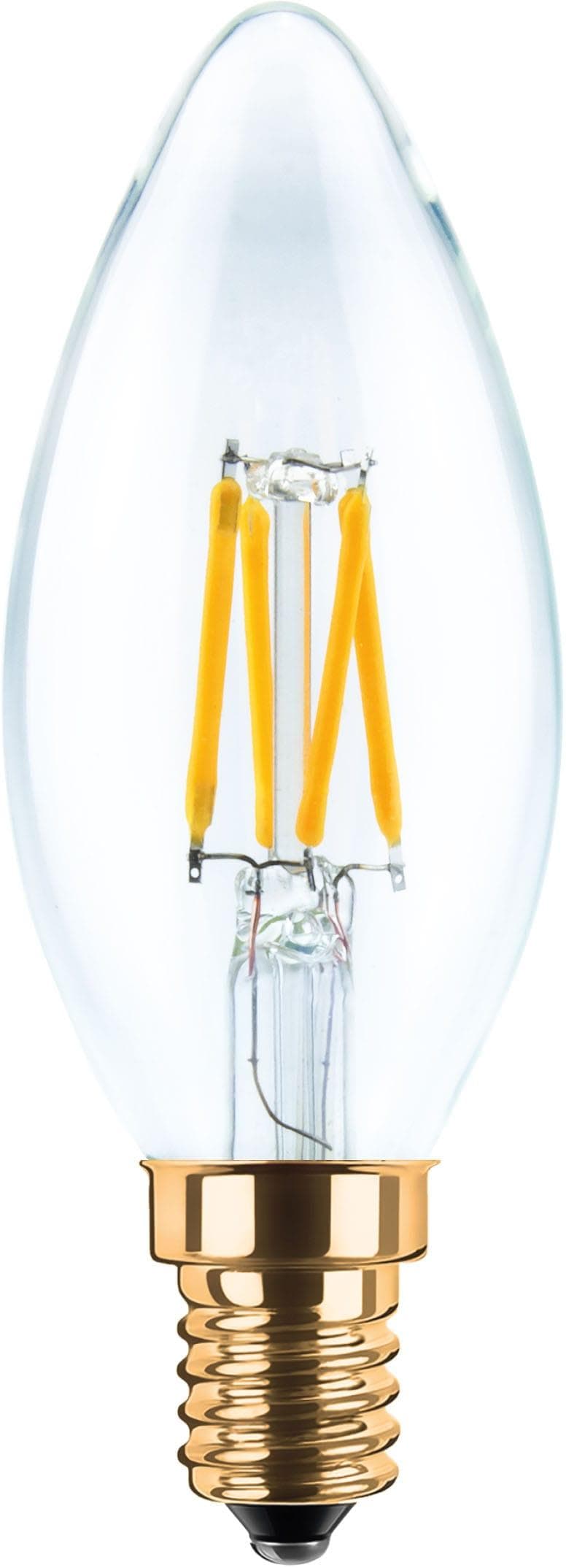 SEGULA LED-Kerzenlampe E14 3W 2.200K Filament klar