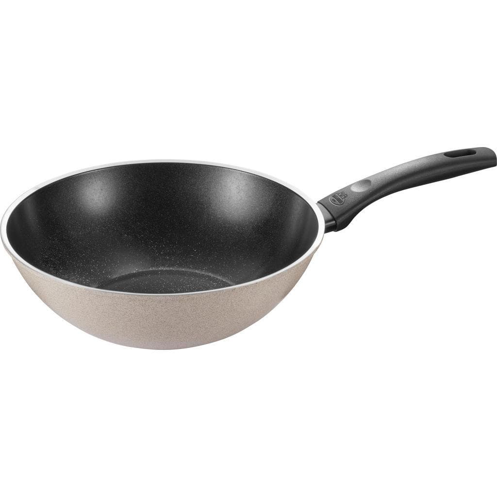Induktionsgeeigneter Wok aus Aluminium und Kunststoff