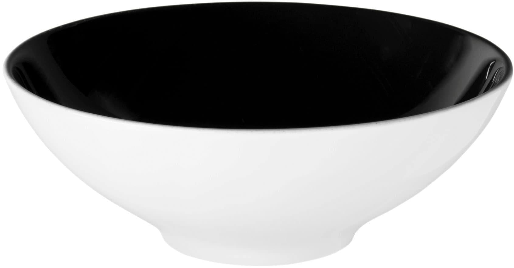 Seltmann Weiden Dessertschale Life Fashion Schwarz Weiß Porzellan