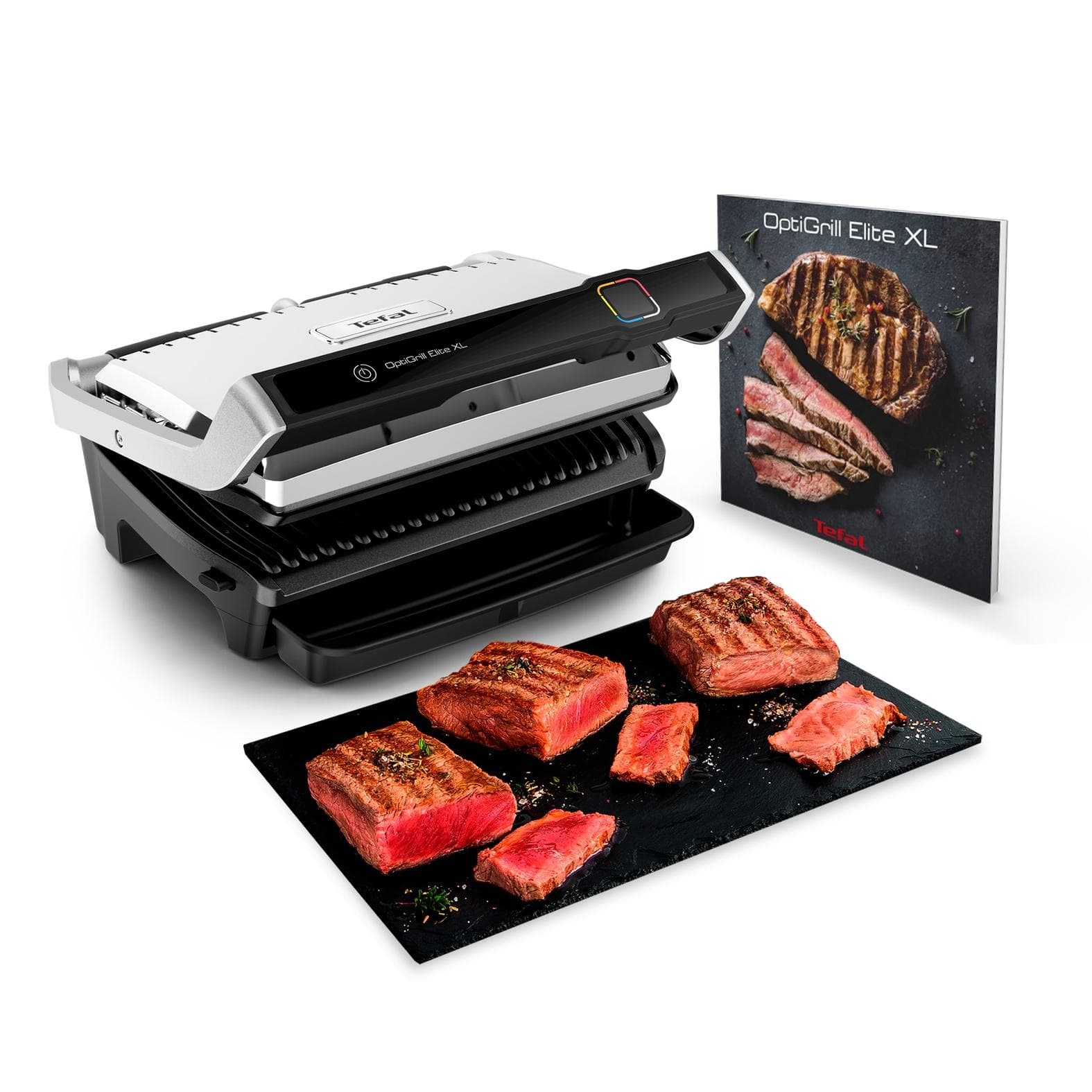 TEFAL OptiGrill Elite XL Kontaktgrill Schwarz