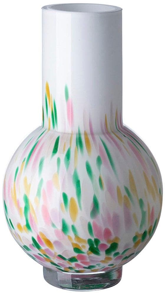 Dekovase FINK HENNY Bunt Weiß