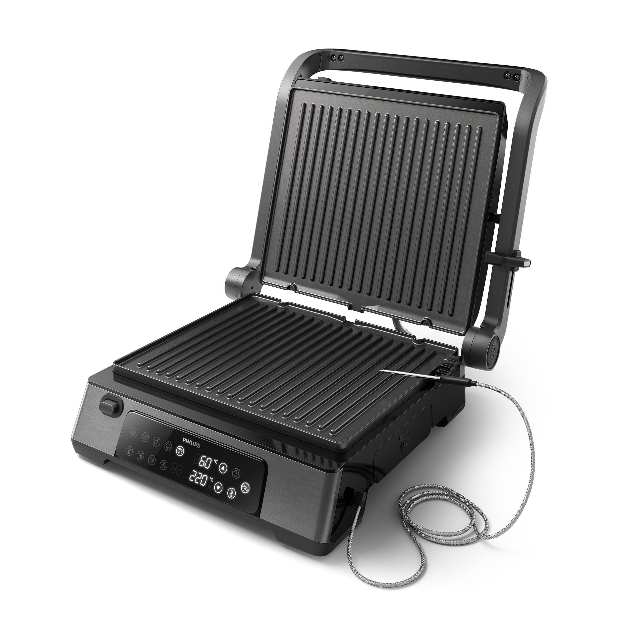 Philips Kontaktgrill HD6307/70 Digital Schwarz