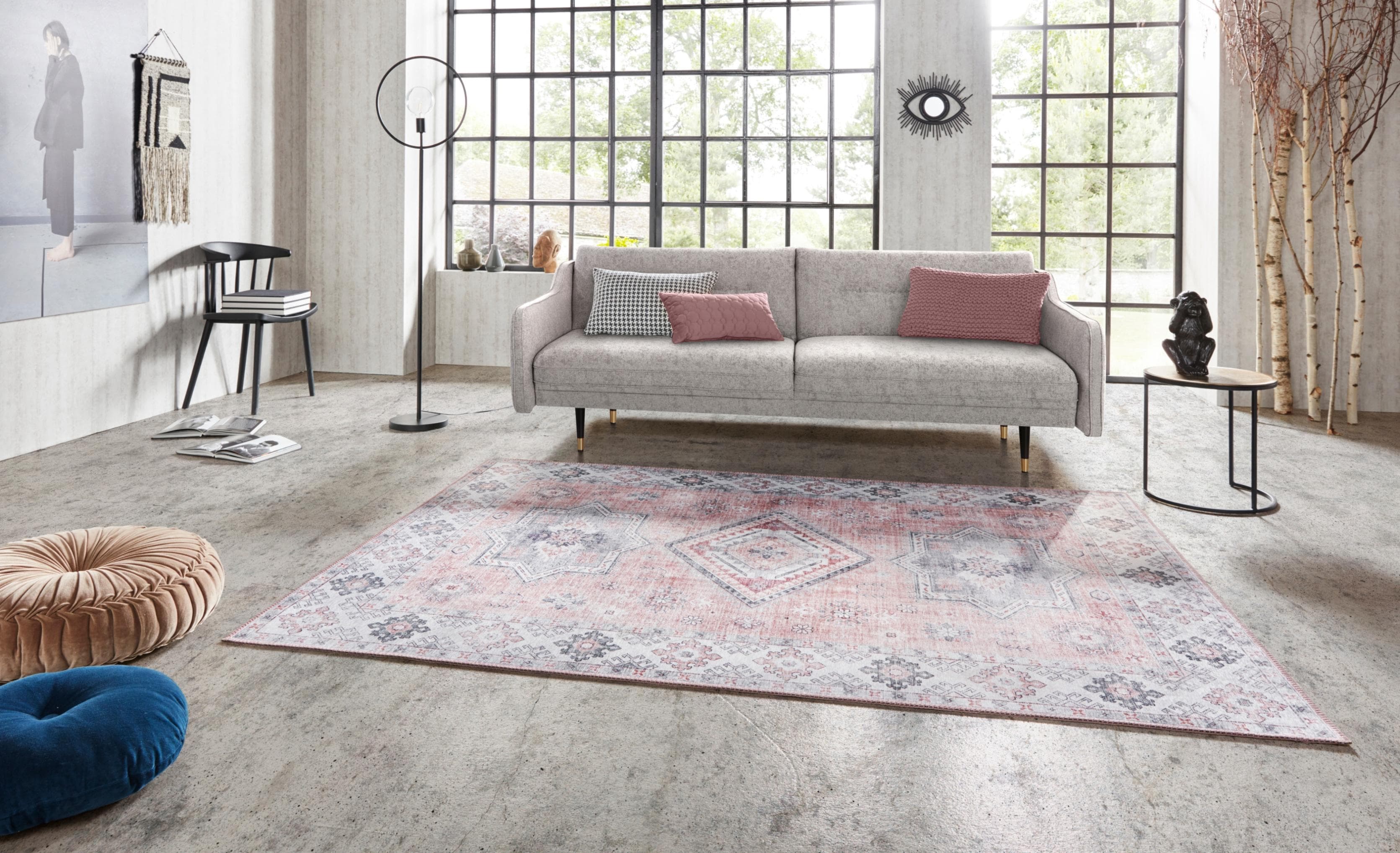 Hanse Home Gratia Teppich 80x150cm Rosa Polyester