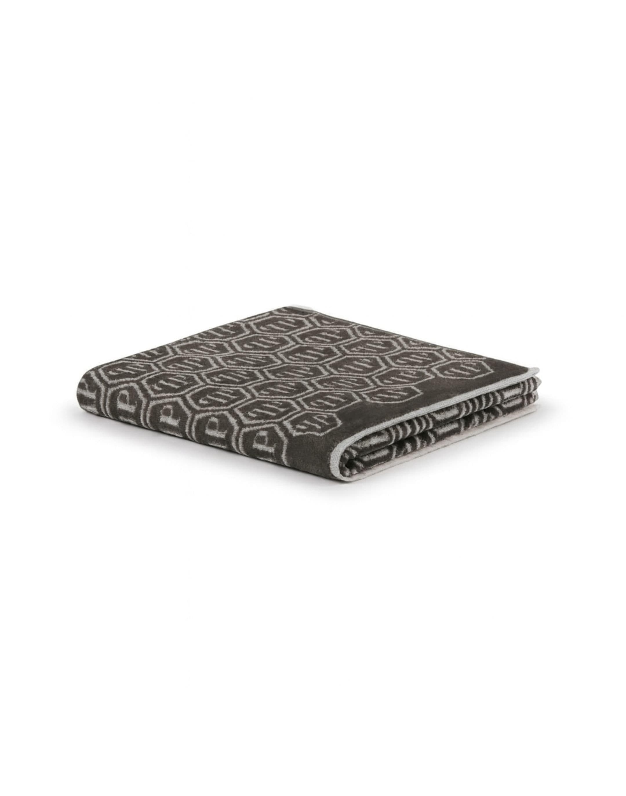 Philipp Plein Handtuchhalter Bath Sheet PP Braun
