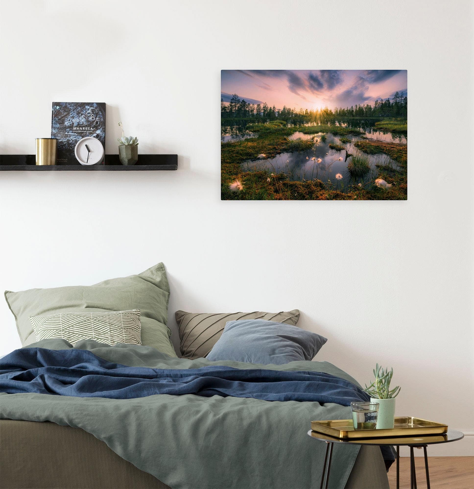 Komar Leinwandbild Gloomy Swamps 60x40cm Bunt