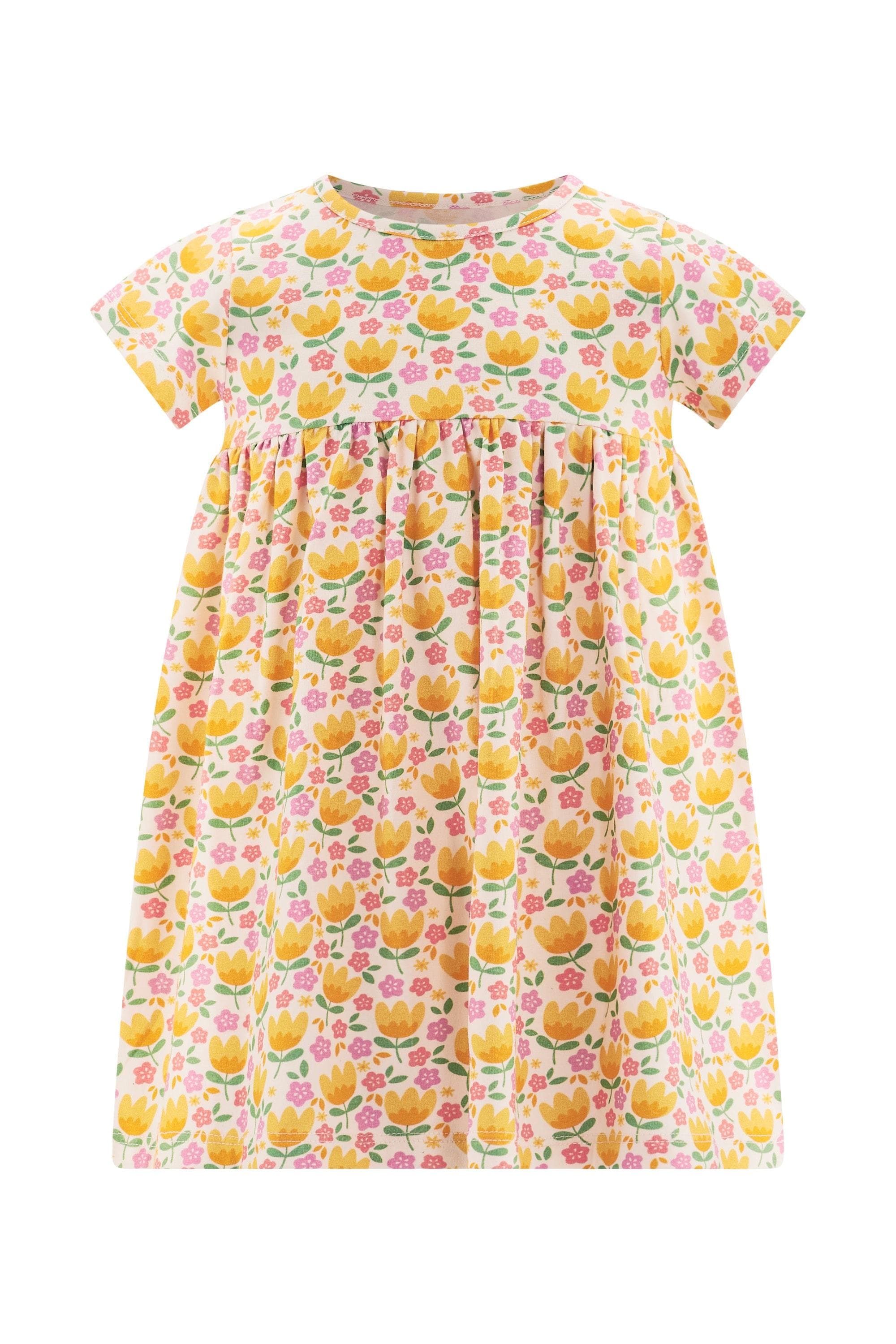 happy girls Sommerkleid Mädchen Blumendruck Baumwolle multicolour