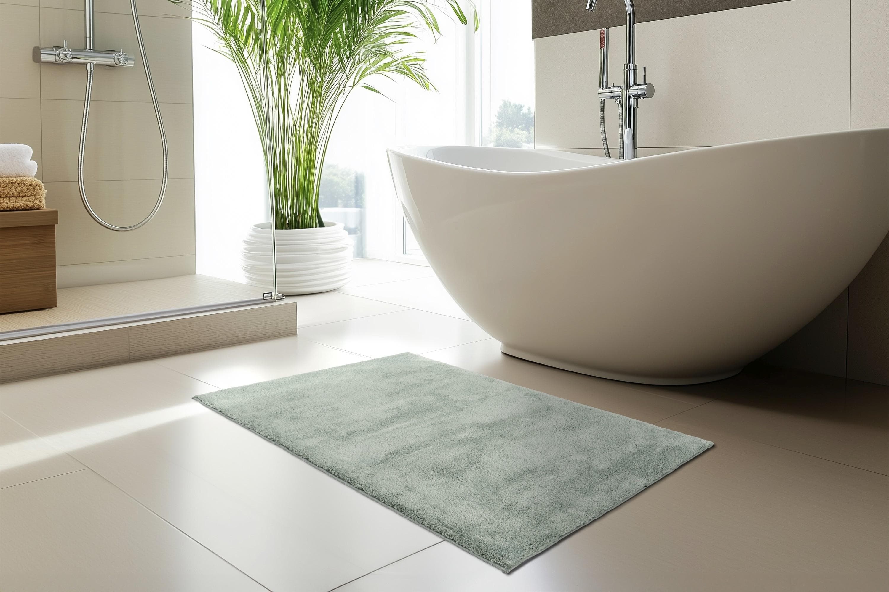 Kayoom Badematte Fresh Step 525 Grün Polyester