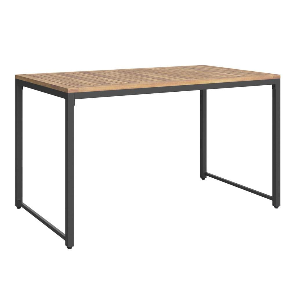 Ambia Garden Gartentisch Natur Schwarz Akazie Vollmassiv
