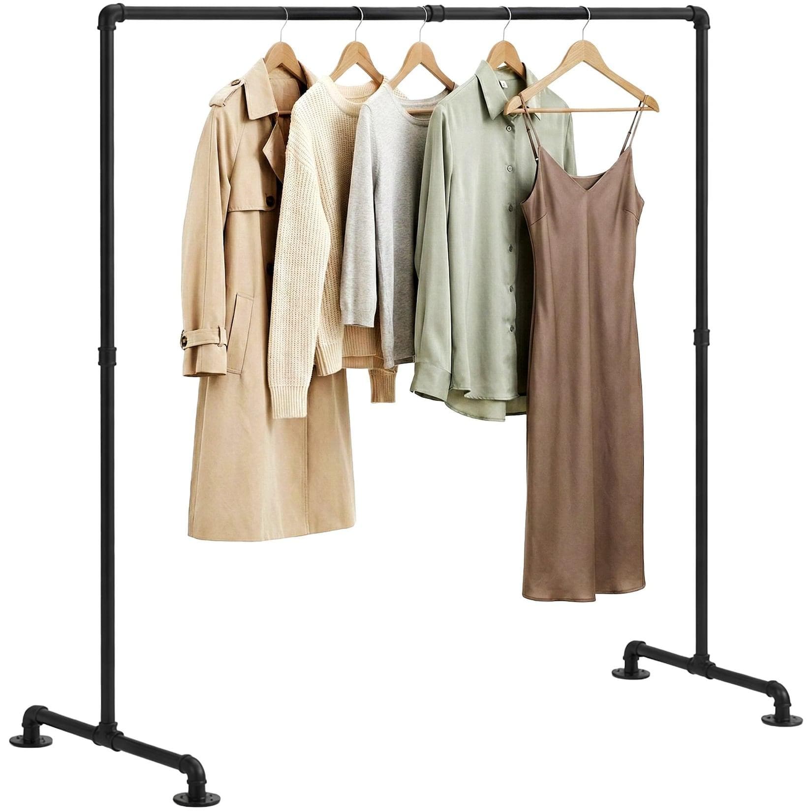 CLP Garderobenständer Jersey Schwarz Metall Industrial Design