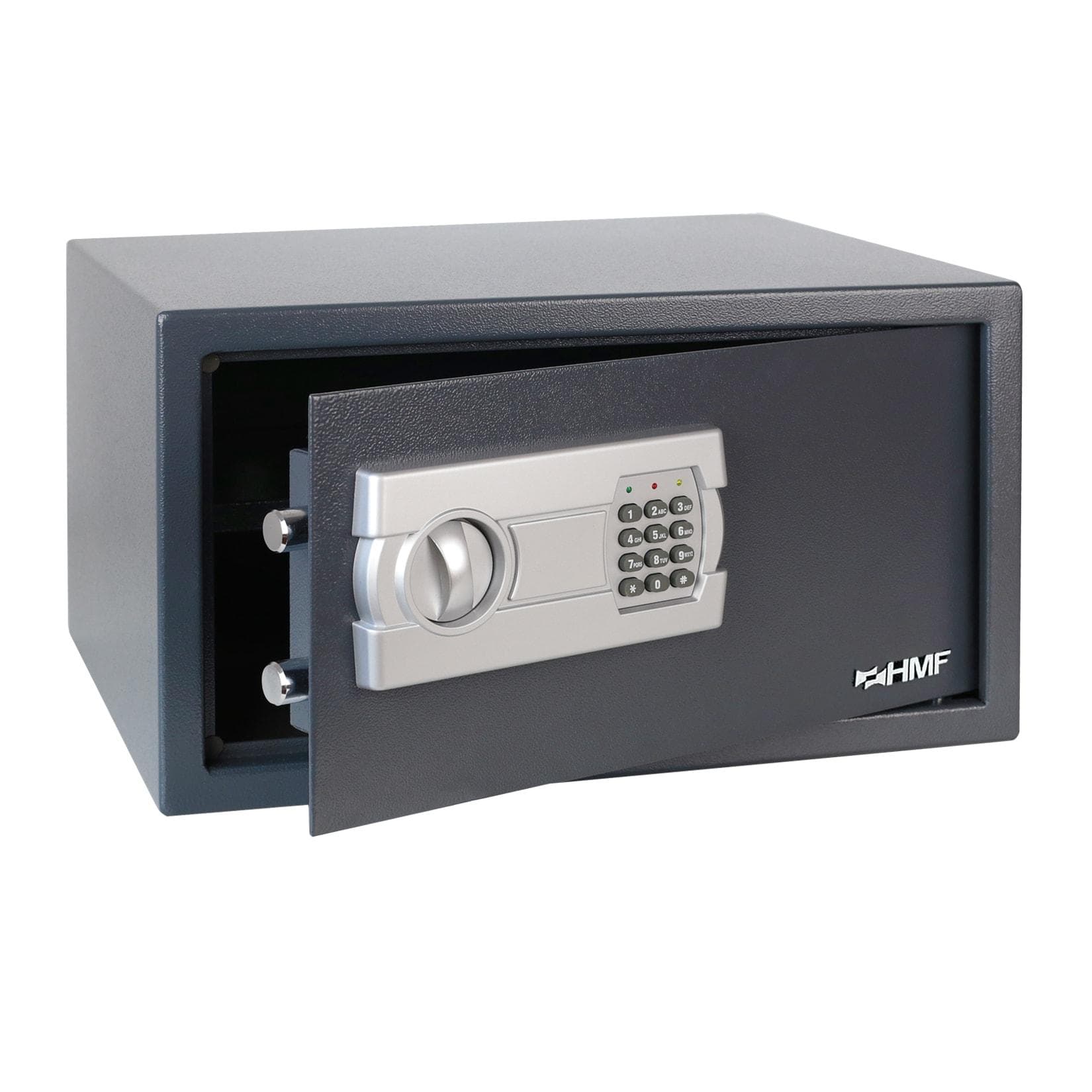 HMF Safe Tresor für Zuhause, Hotel oder Büro, Möbeltresor mit Zahlenschloss für 15 Zoll Laptops und DIN A3 Dokumente