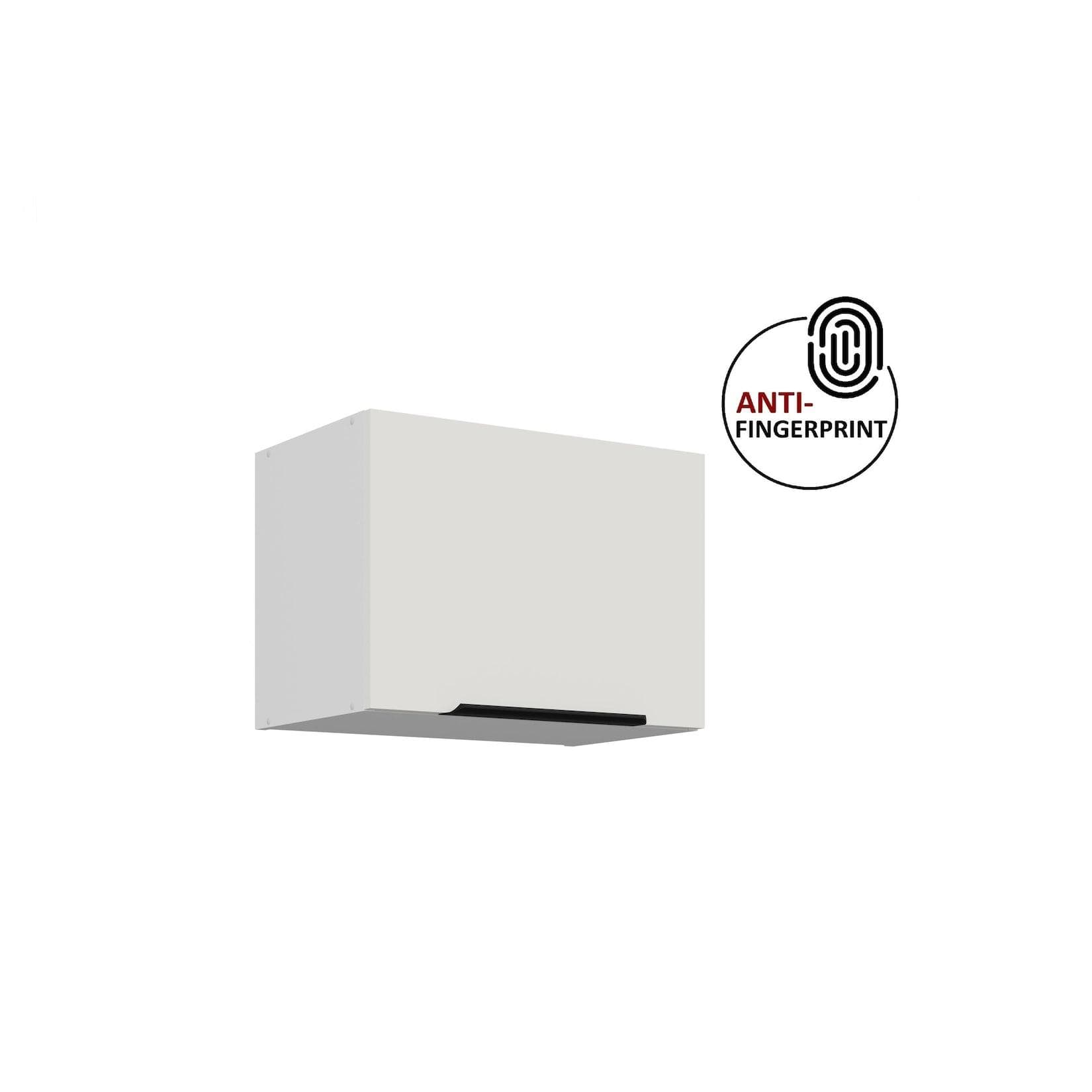Küchen Hängeschrank 50 cm Küche ARIA Weiss Küchenzeile Anti Fingerprint