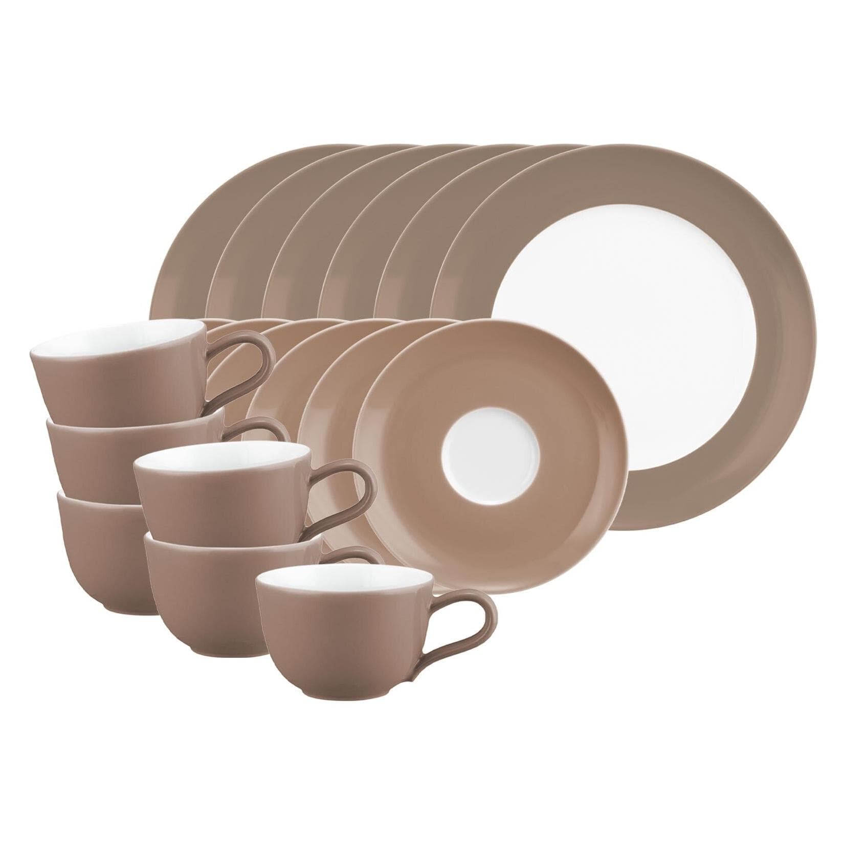 Seltmann Weiden Kaffeeservice Liberty Pure Colors 18er Set Bunt