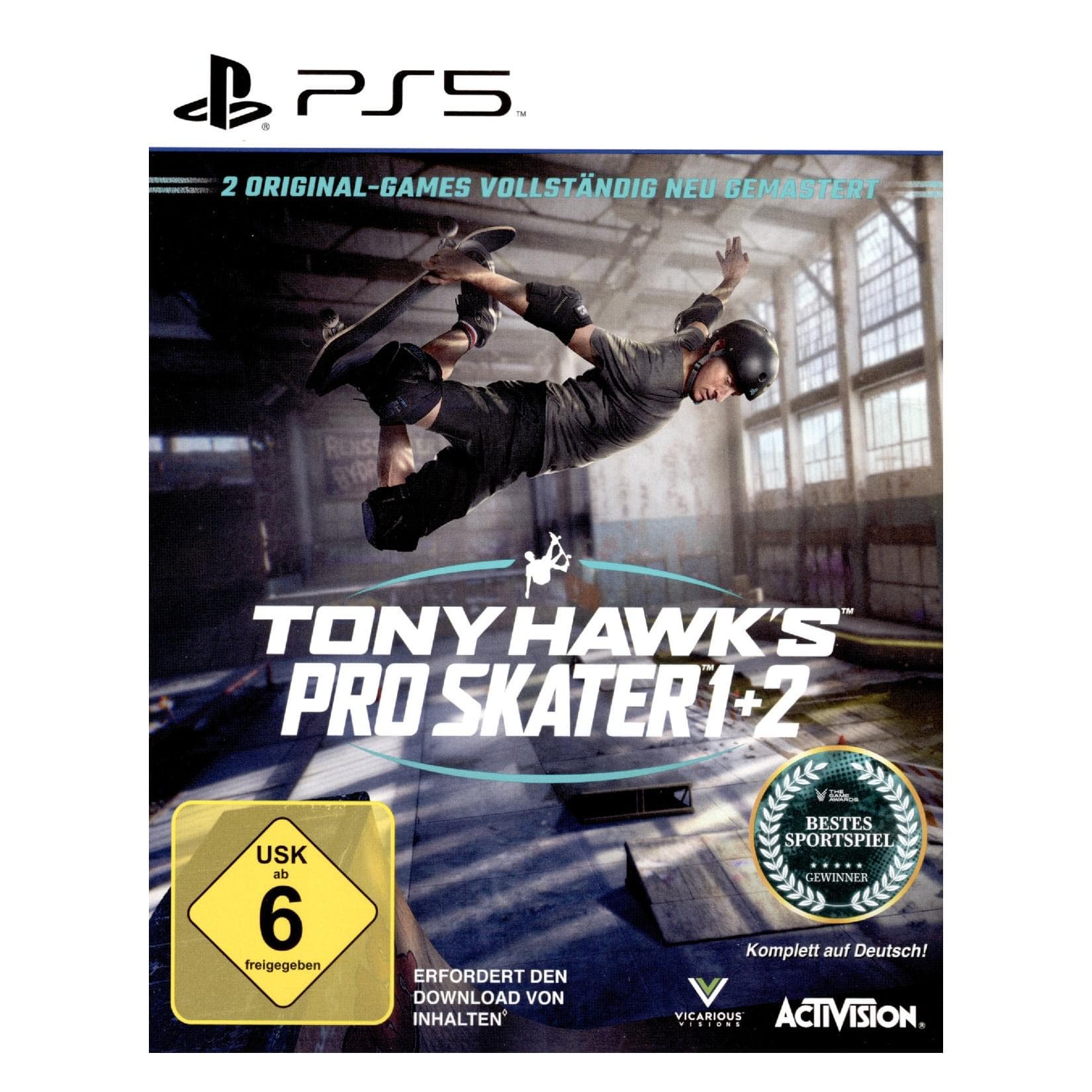 Tony Hawks Pro Skater 1+2 PS5 Remastered