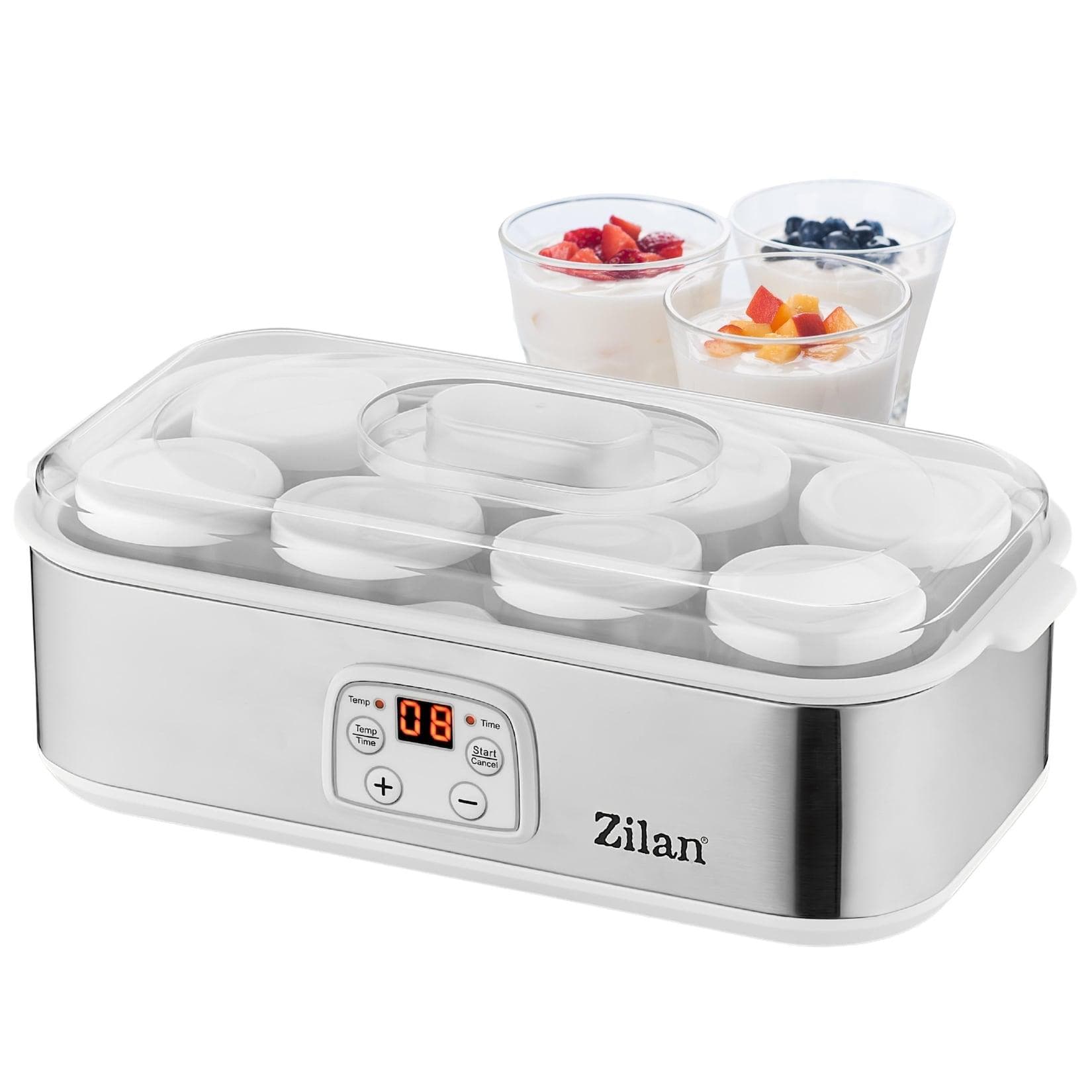 Zilan Joghurt Maker Joghurtbereiter 1.44 Liter 8 Glasflaschen