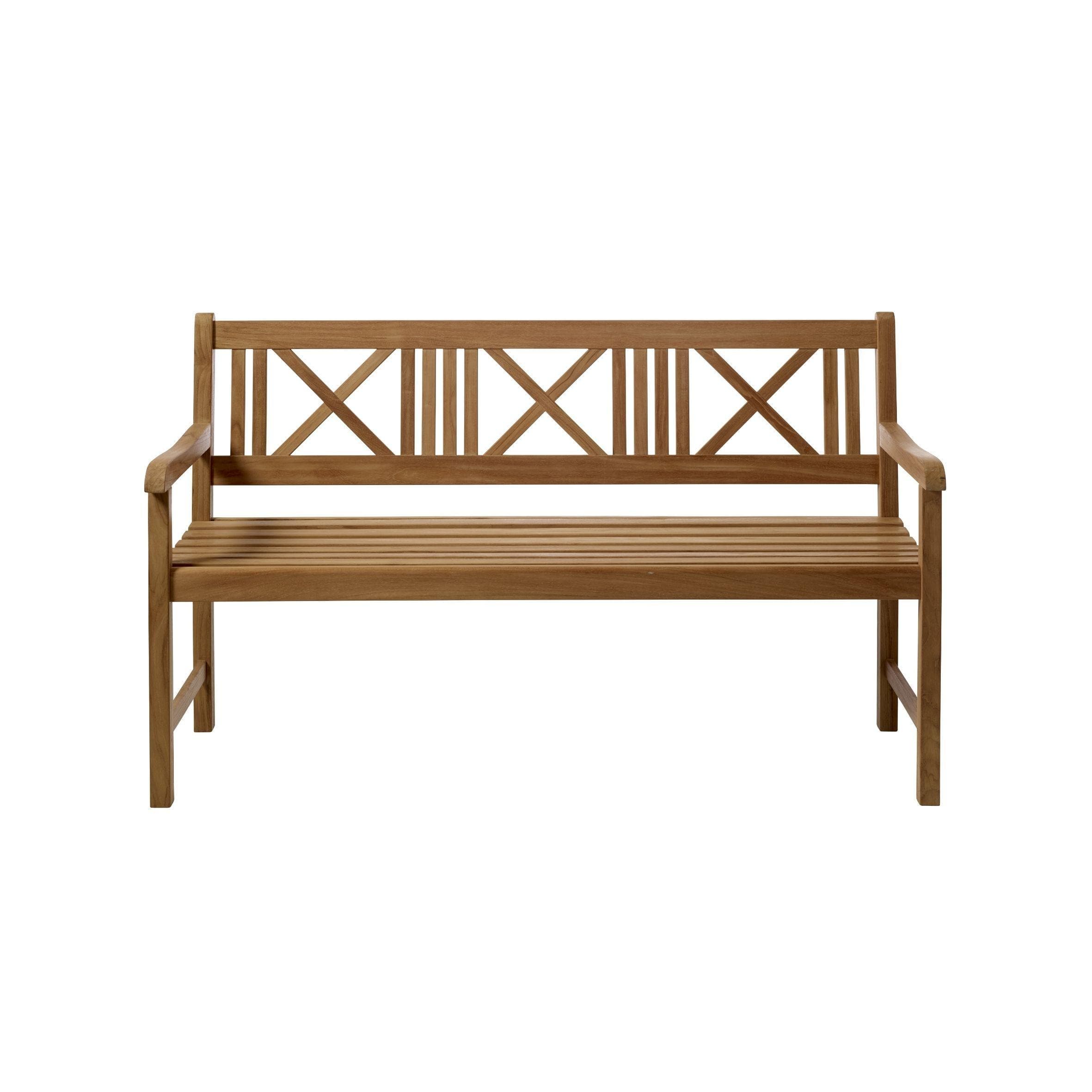 Gartenbank Rosenborg Teak 3er-Sitzer Holz