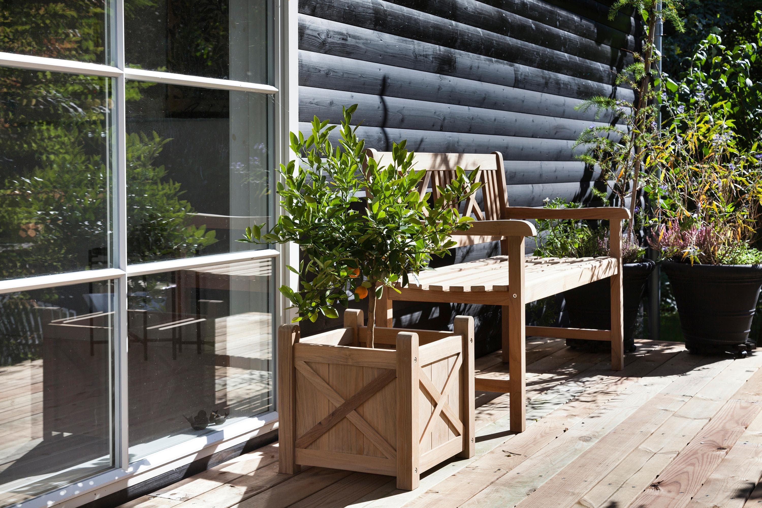 Gartenbank Rosenborg Teak 2er-Sitzer