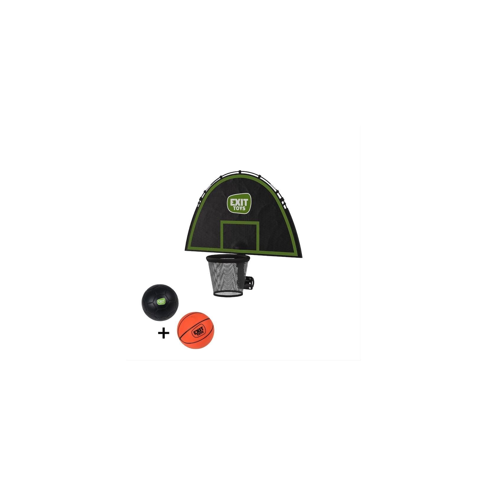 EXIT Mini Play Basket Set mit Ball und Schaumstoffball