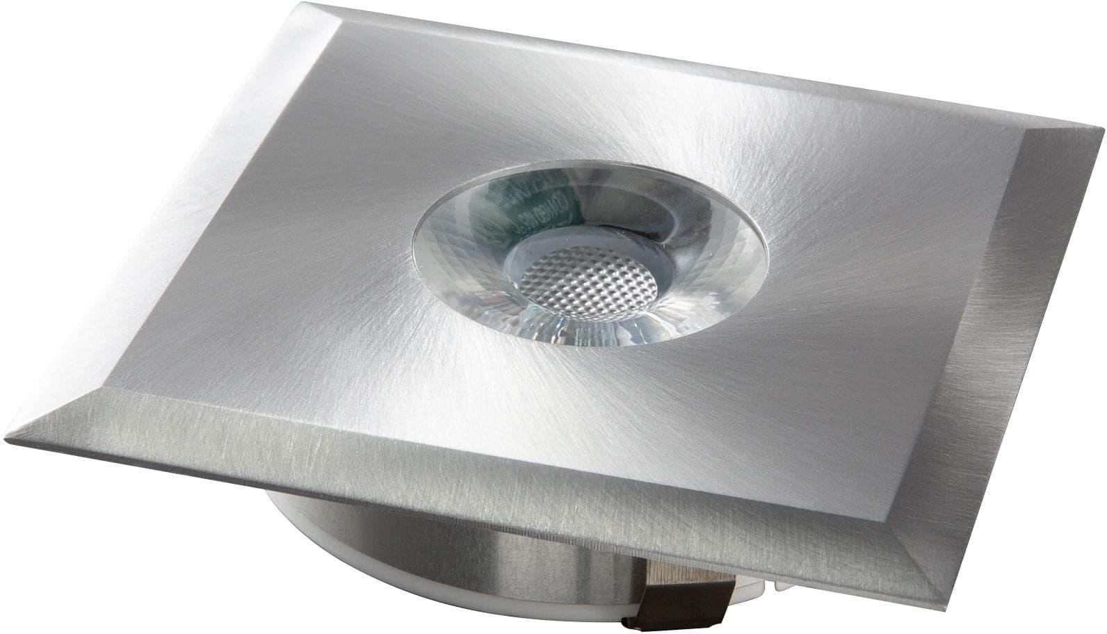 Heitronic LED-Einbaustrahler Austin quadratisch Aluminium