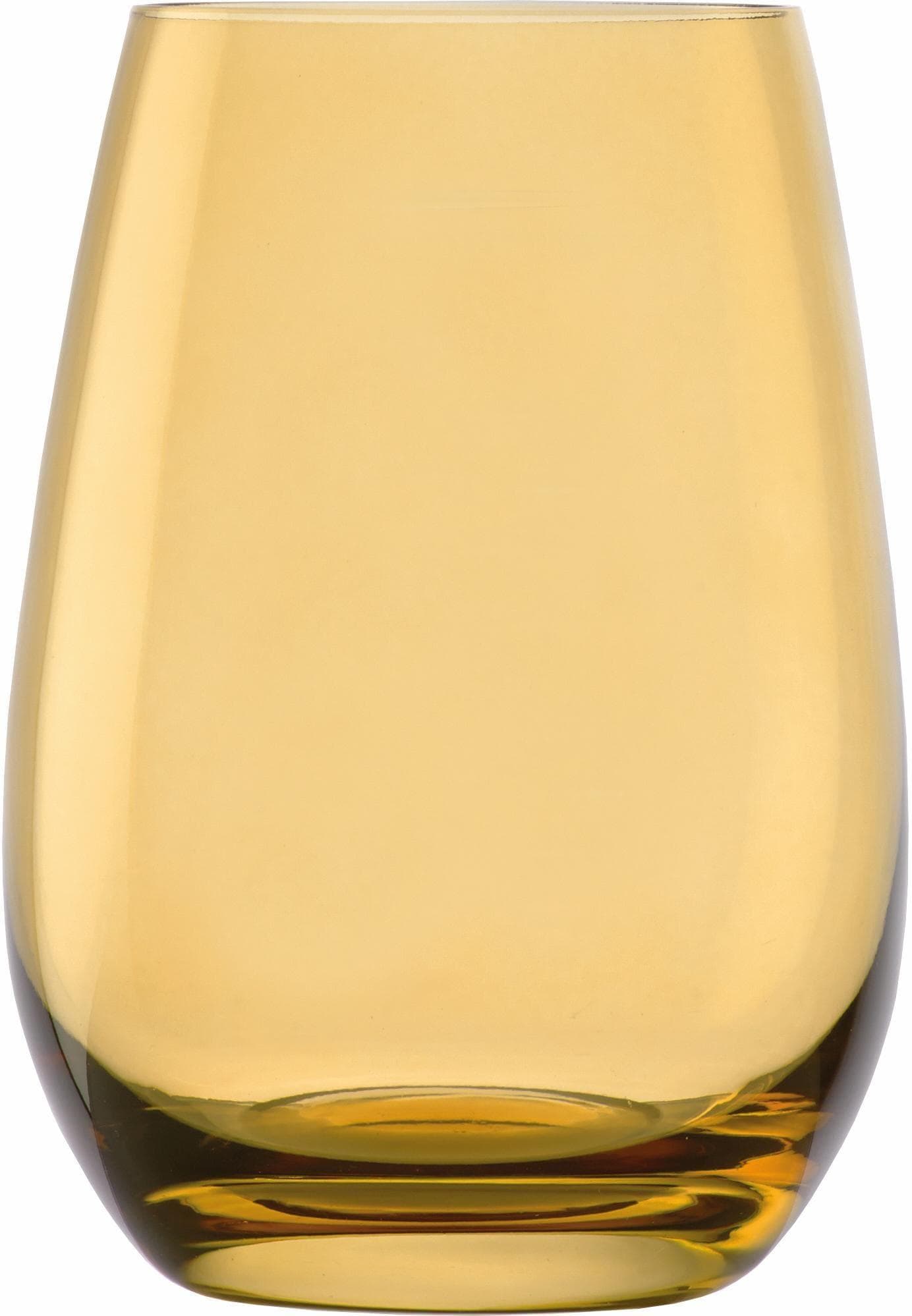 STÖLZLE Trinkbecher Elements 6-teilig Bernstein Glas