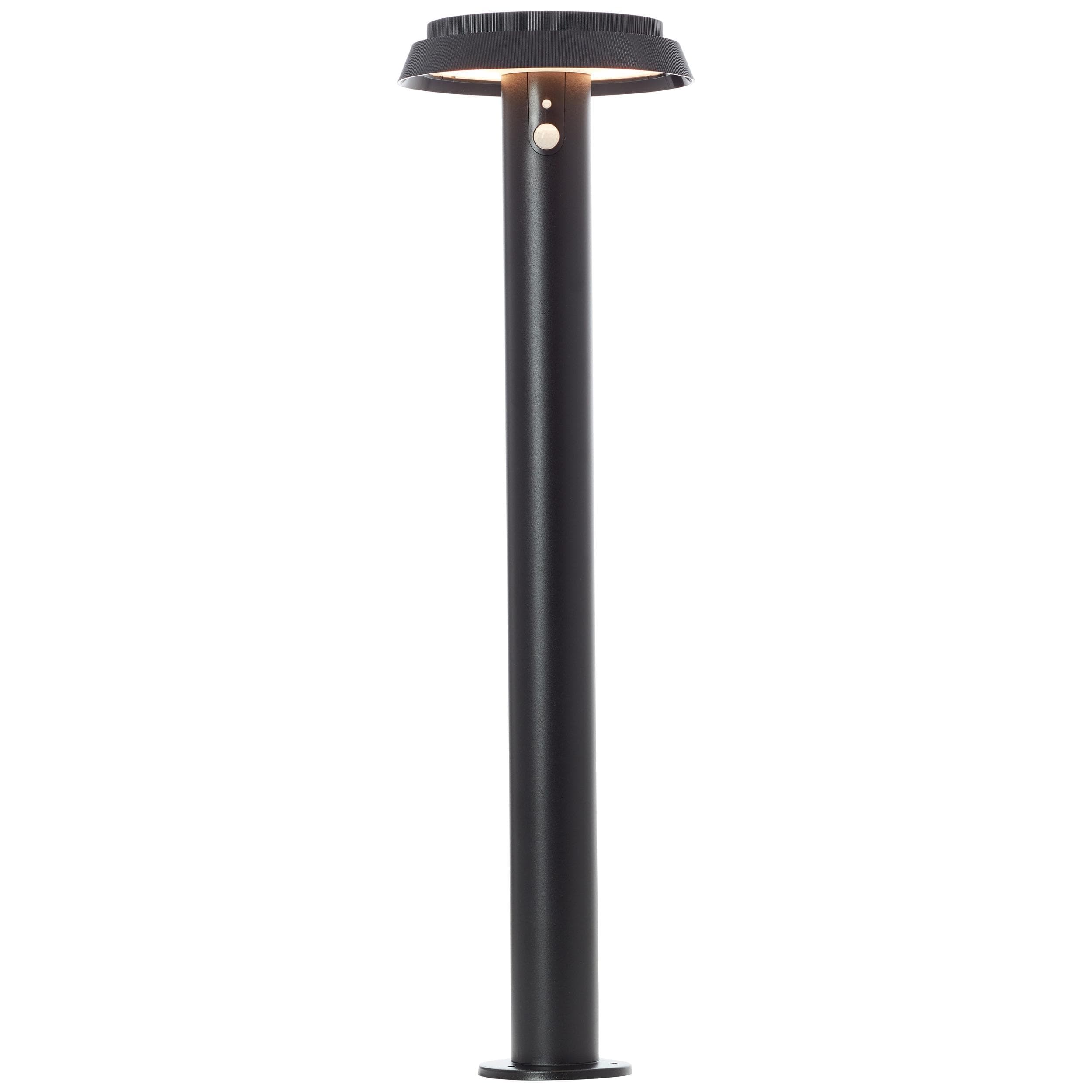 LED Außenstehleuchte BRILLIANT Alvero Schwarz Solar 70 cm 500 lm
