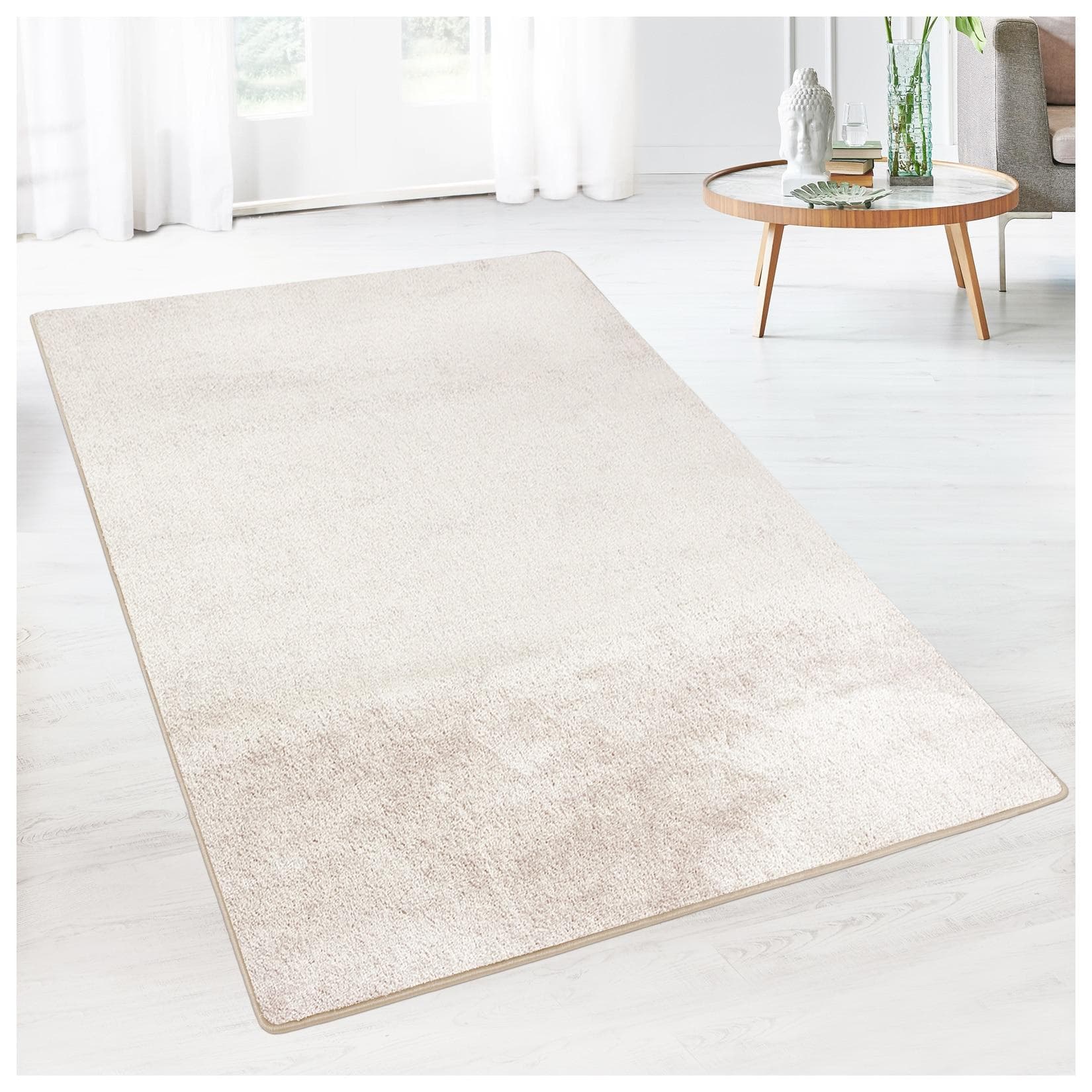 Karat Teppich Sundae Creme 20 Velours