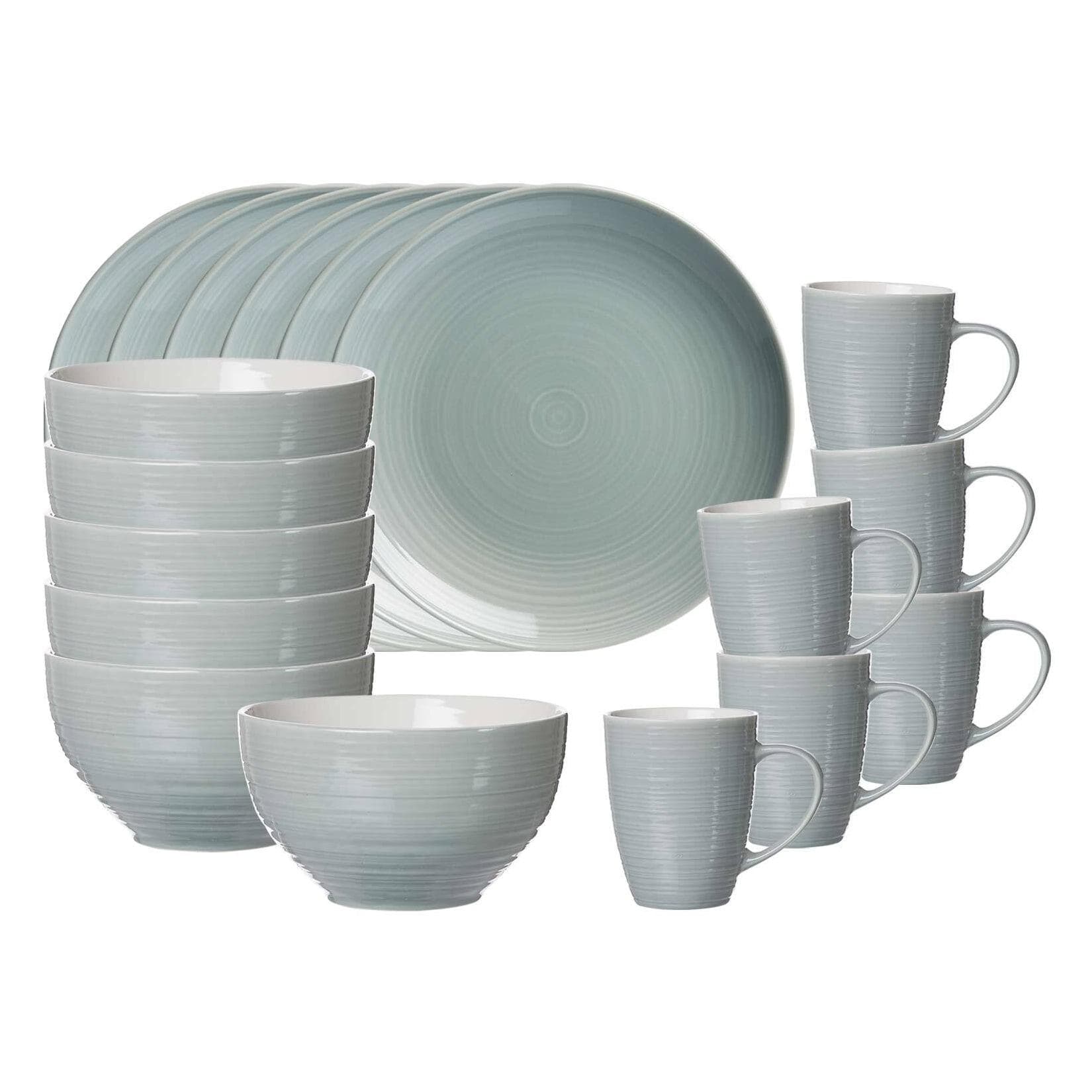 Ritzenhoff & Breker Frühstücks-Set Suomi 18er Set Weiß Skandinavisch