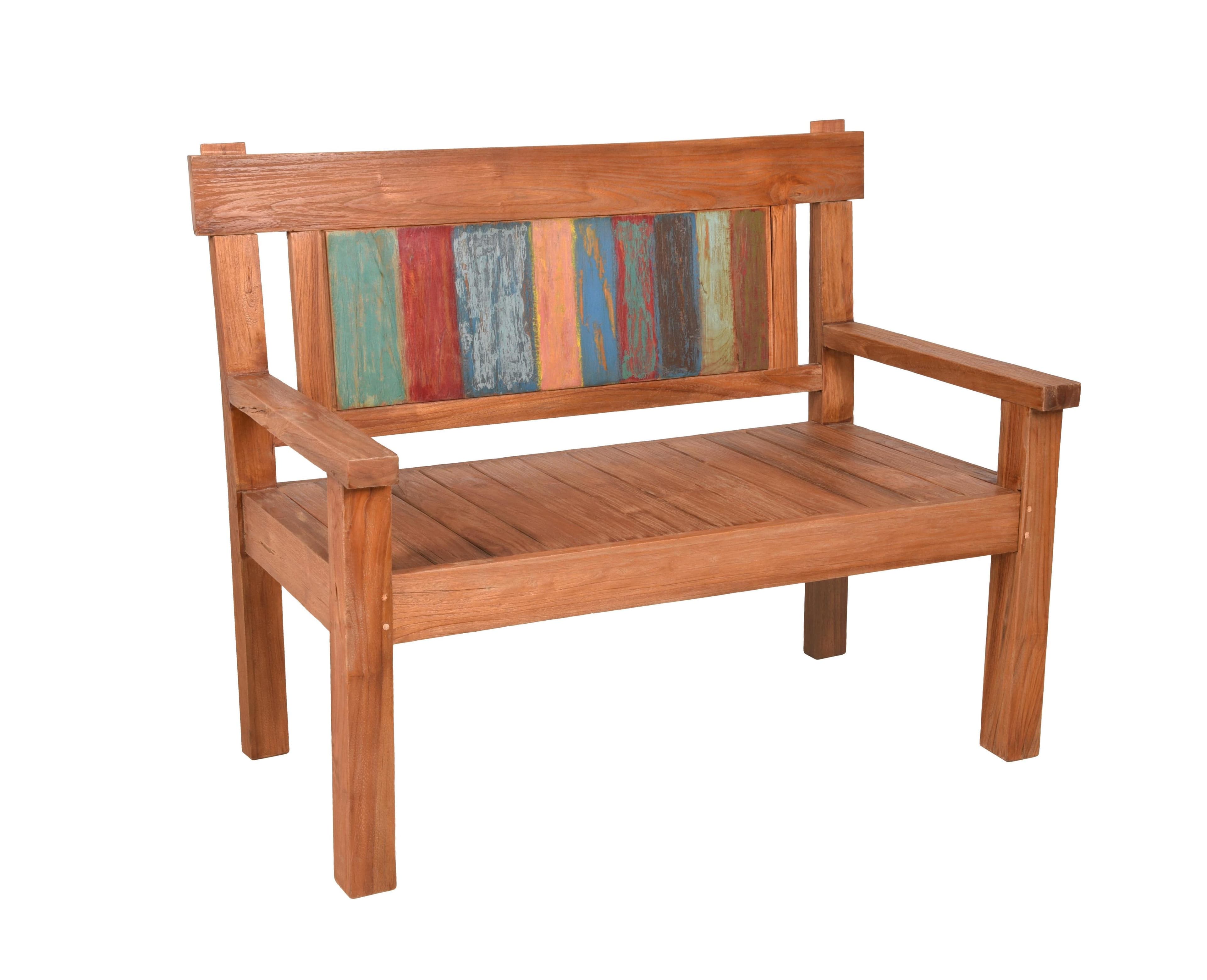 Gartenbank Timor Teak Braun Holz