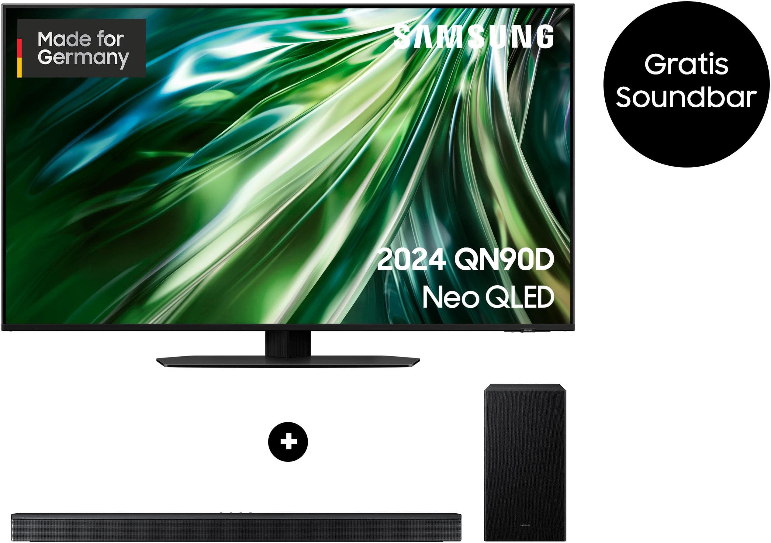 Samsung QLED Mini LED Fernseher GQ50QN90DAT 50 Zoll UHD Smart TV