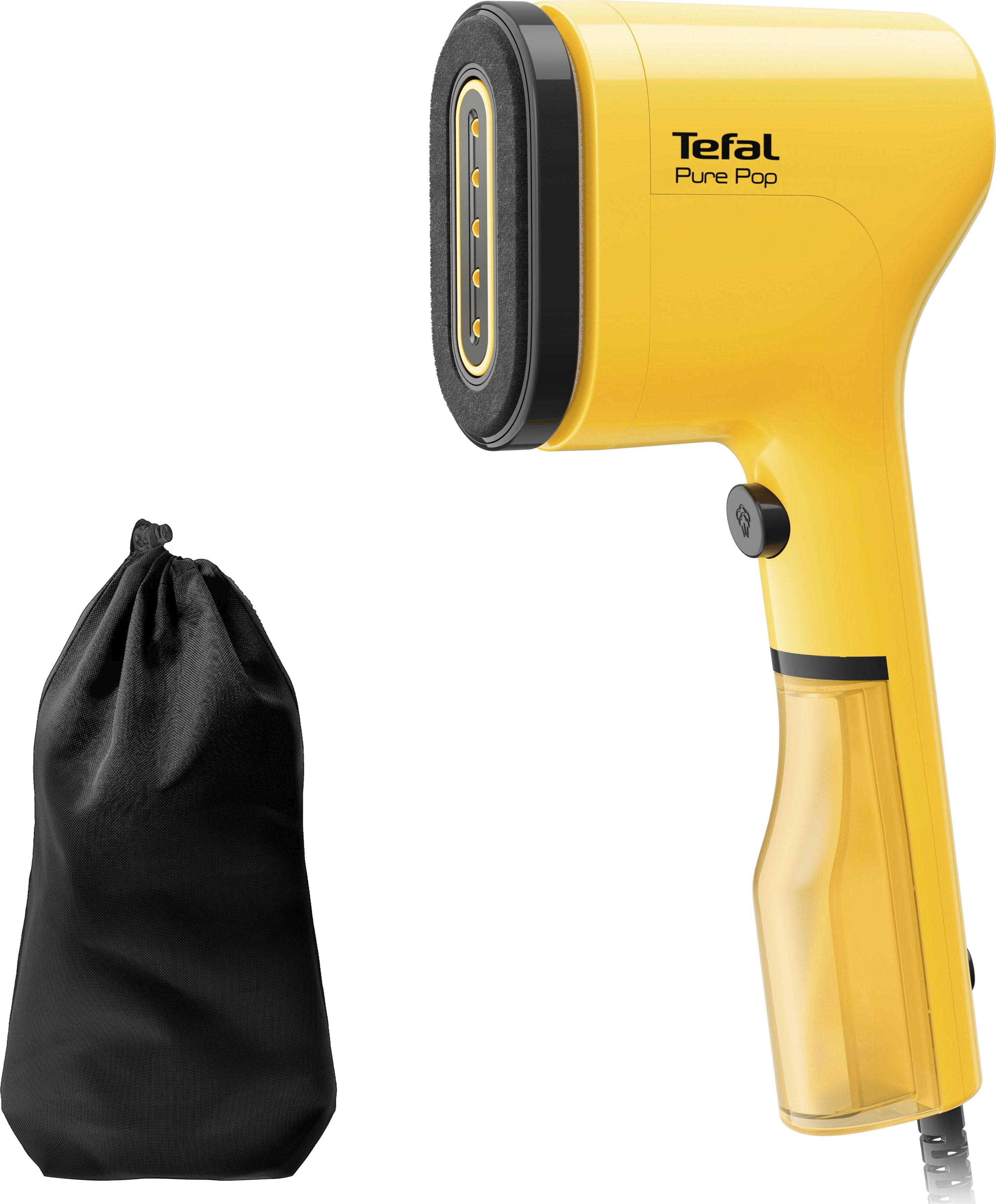 TEFAL Dampfbürste Pure Pop Gelb Schwarz