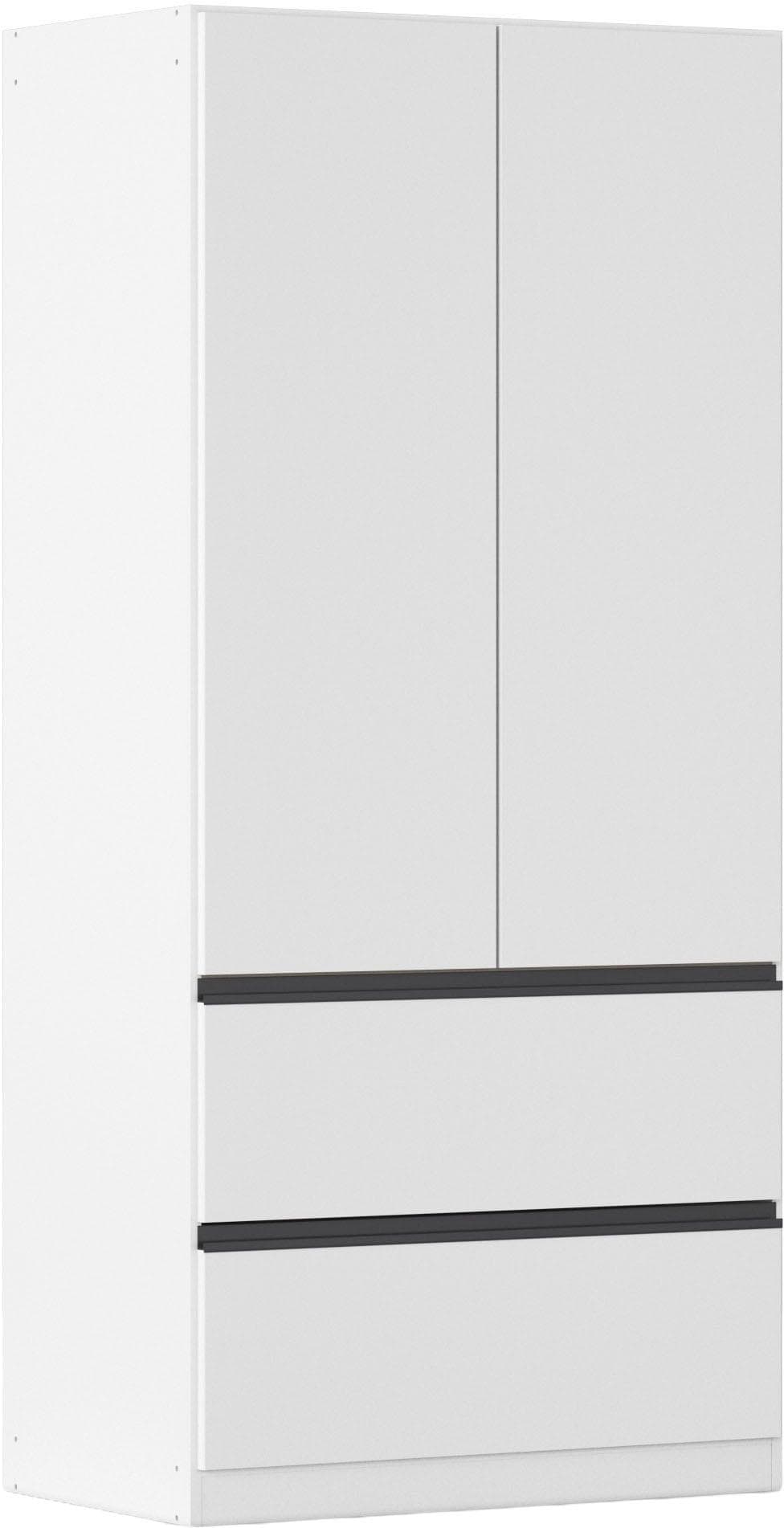 Drehtürenschrank RAUCH Kleiderschrank Garderobe Costa Alpinweiß