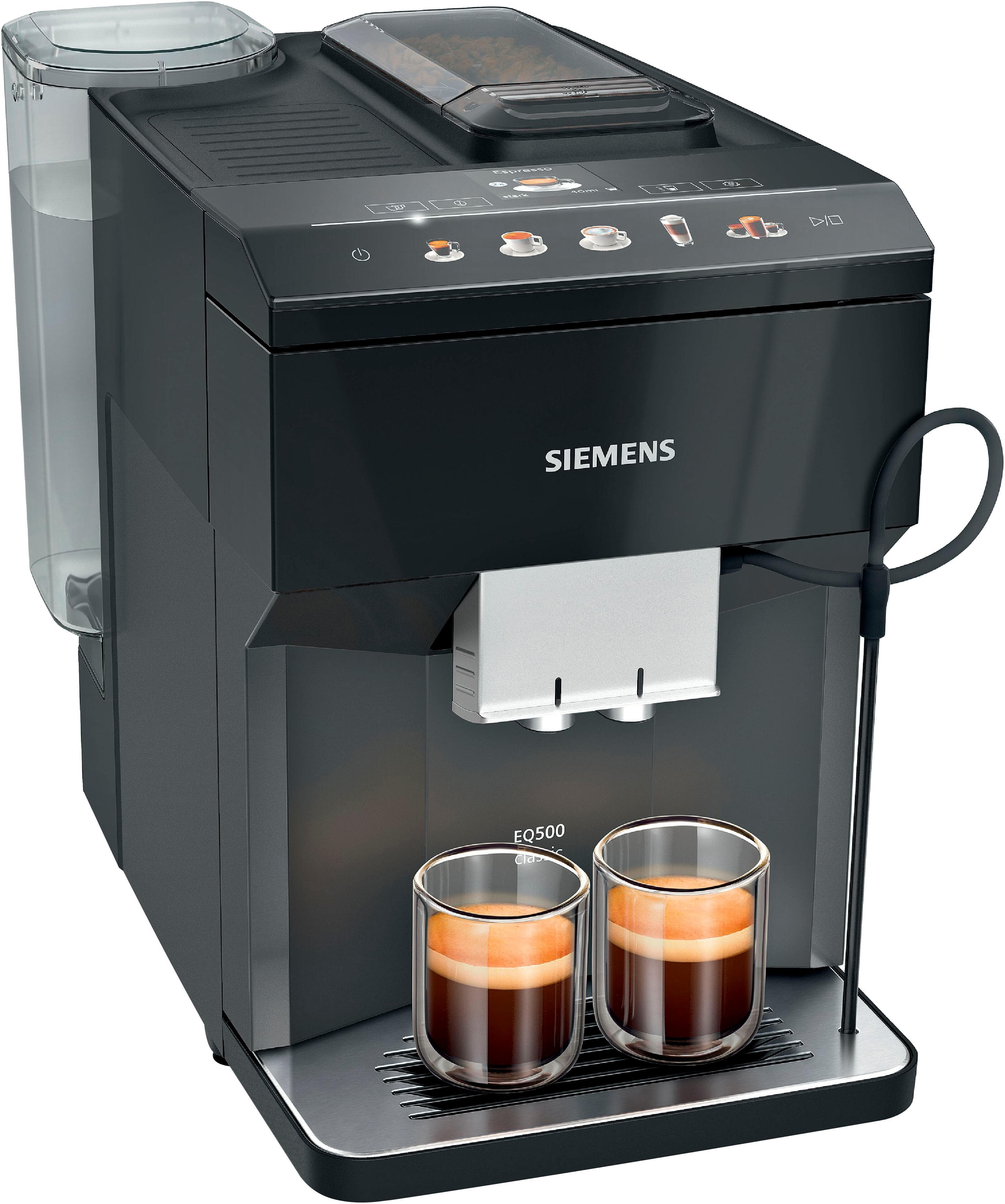 Siemens Kaffeevollautomat EQ500 classic TP513D09 Schwarz