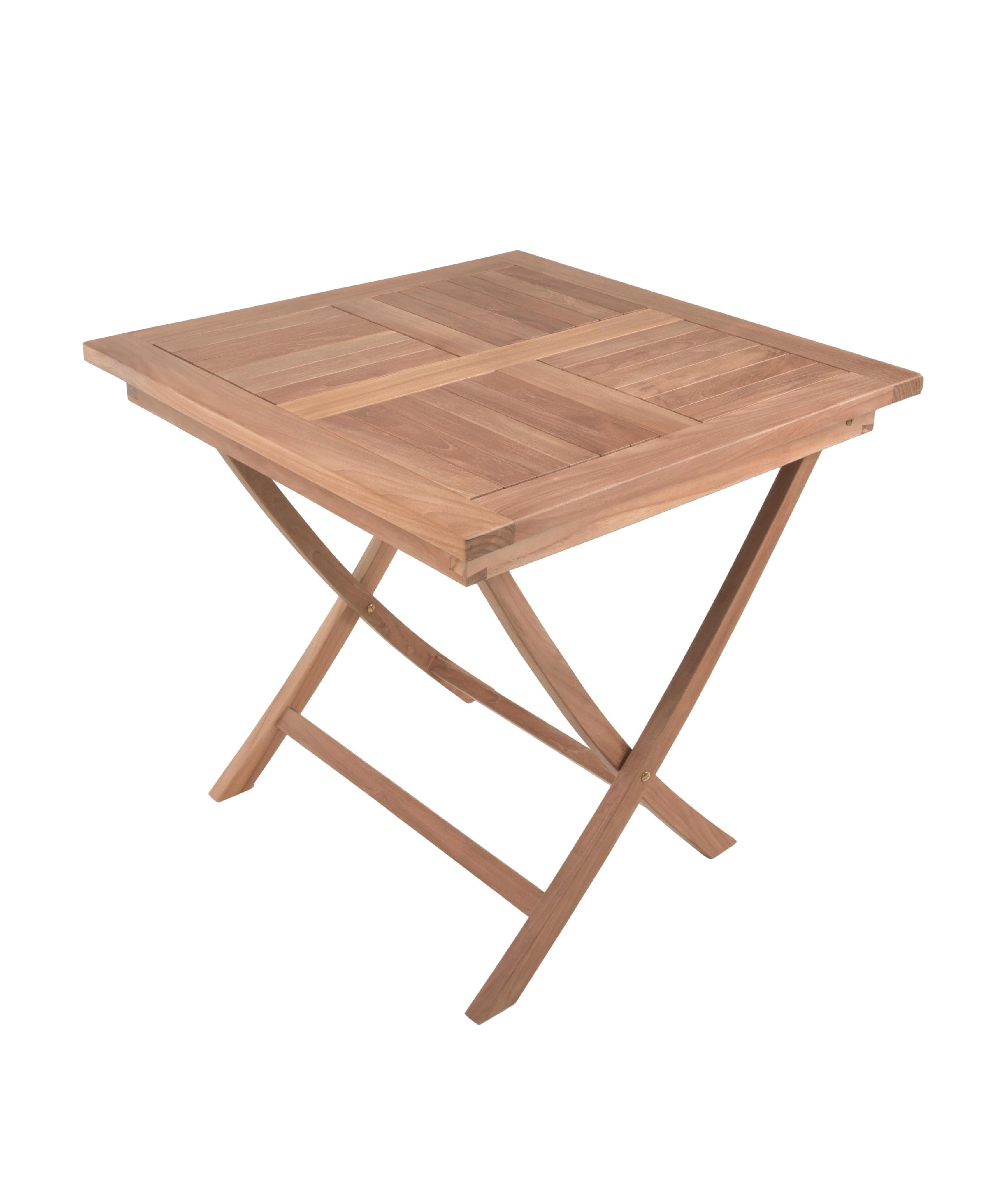 Gartenklapptisch Cidora Teak Braun