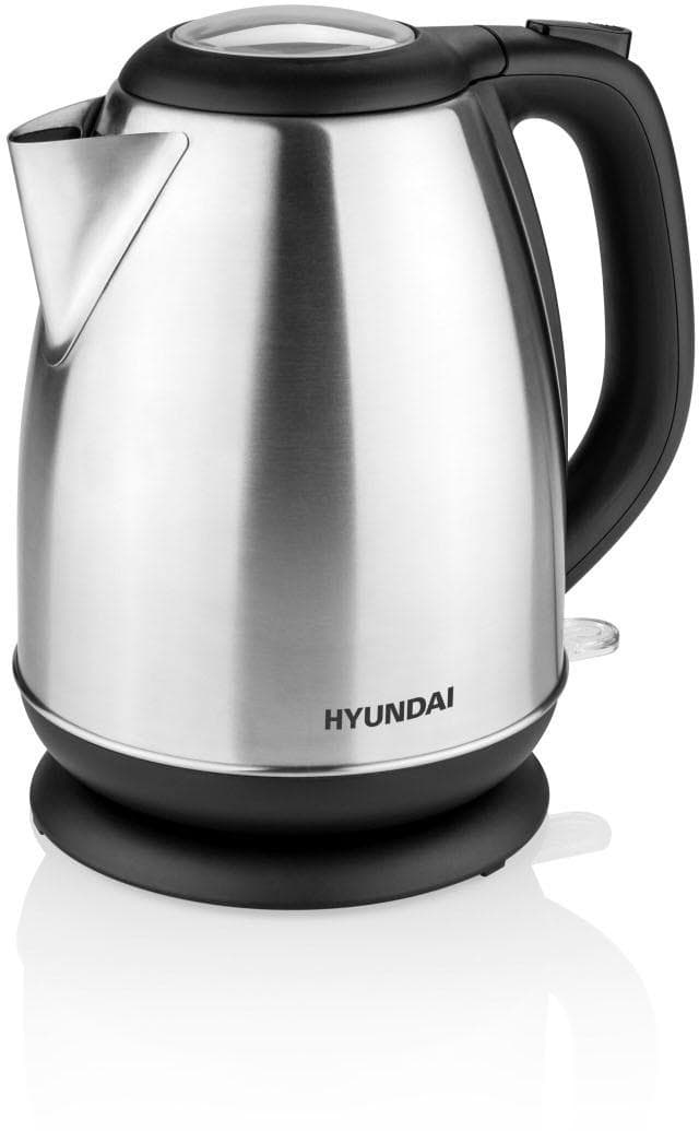 HYUNDAI Wasserkocher VK302 Silber Edelstahl Doppelsicherheitssystem