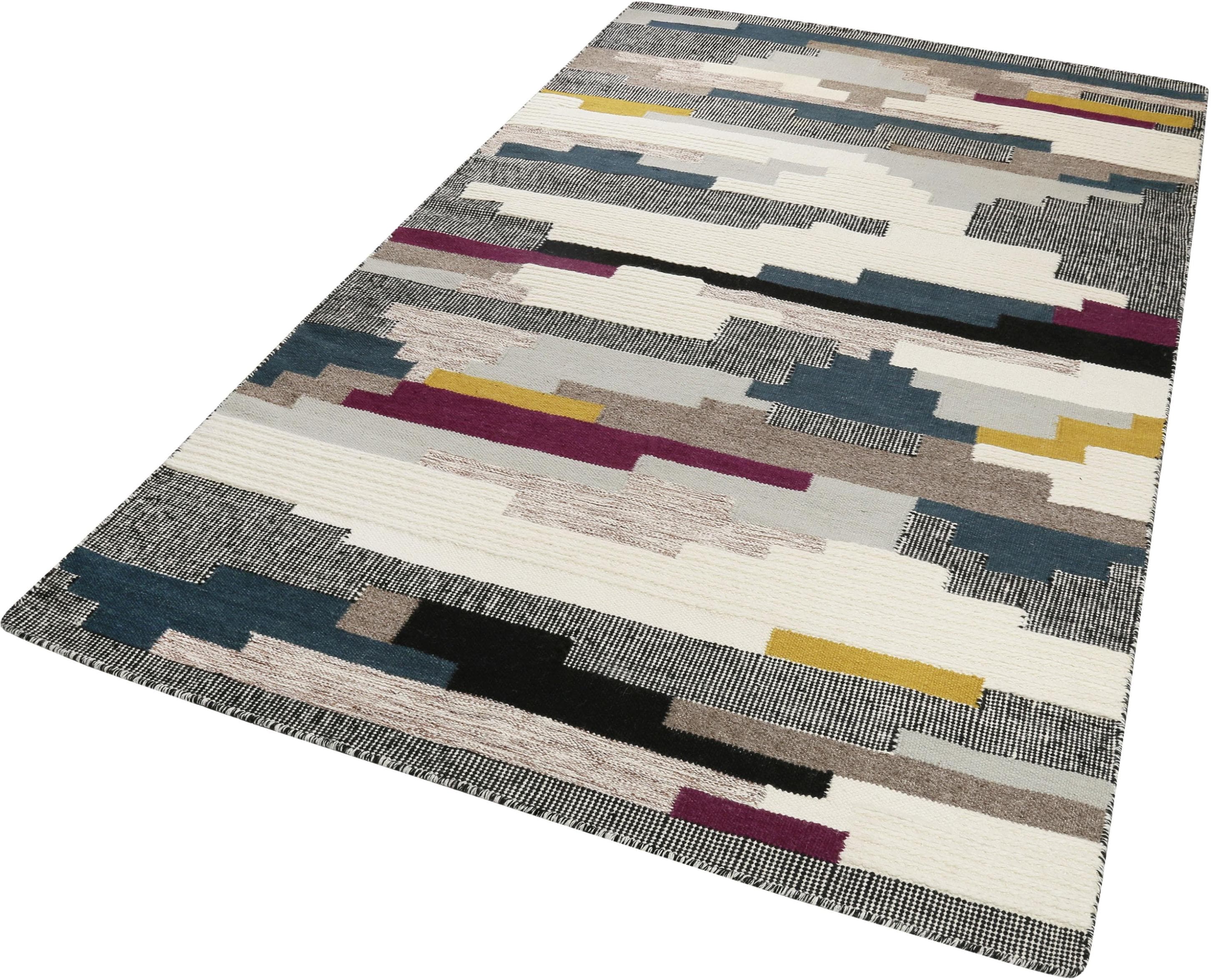 Wollteppich ESPRIT Natham Kelim ESP-6012 Bunt