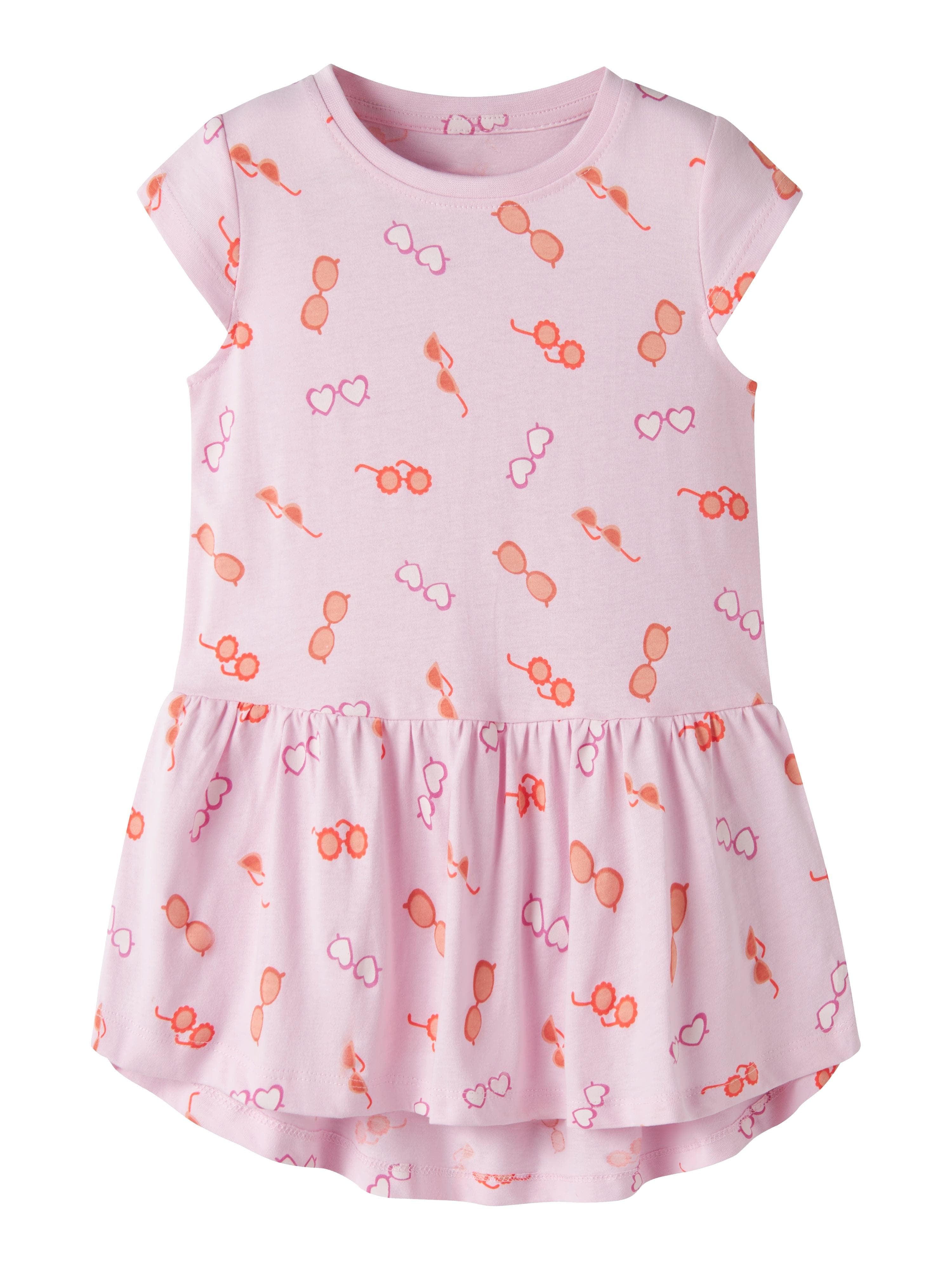 Jerseykleid NAME IT Mädchen Gr. 98 - Pirouette AOP: Sunglasses