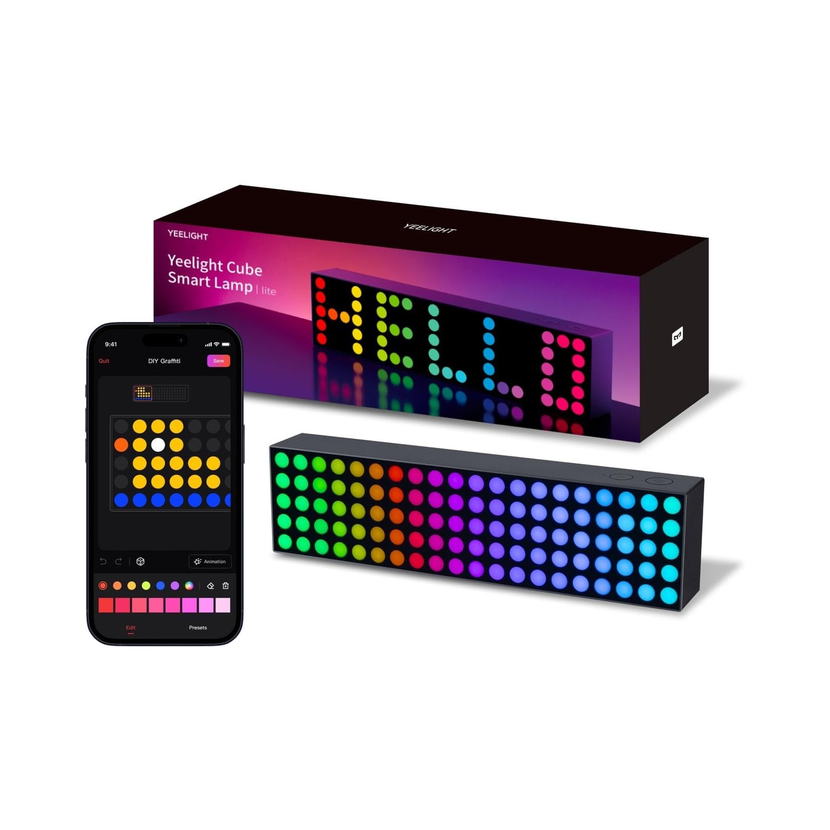 Yeelight Cube Lite WLAN Smart-Leuchte Modernes Design
