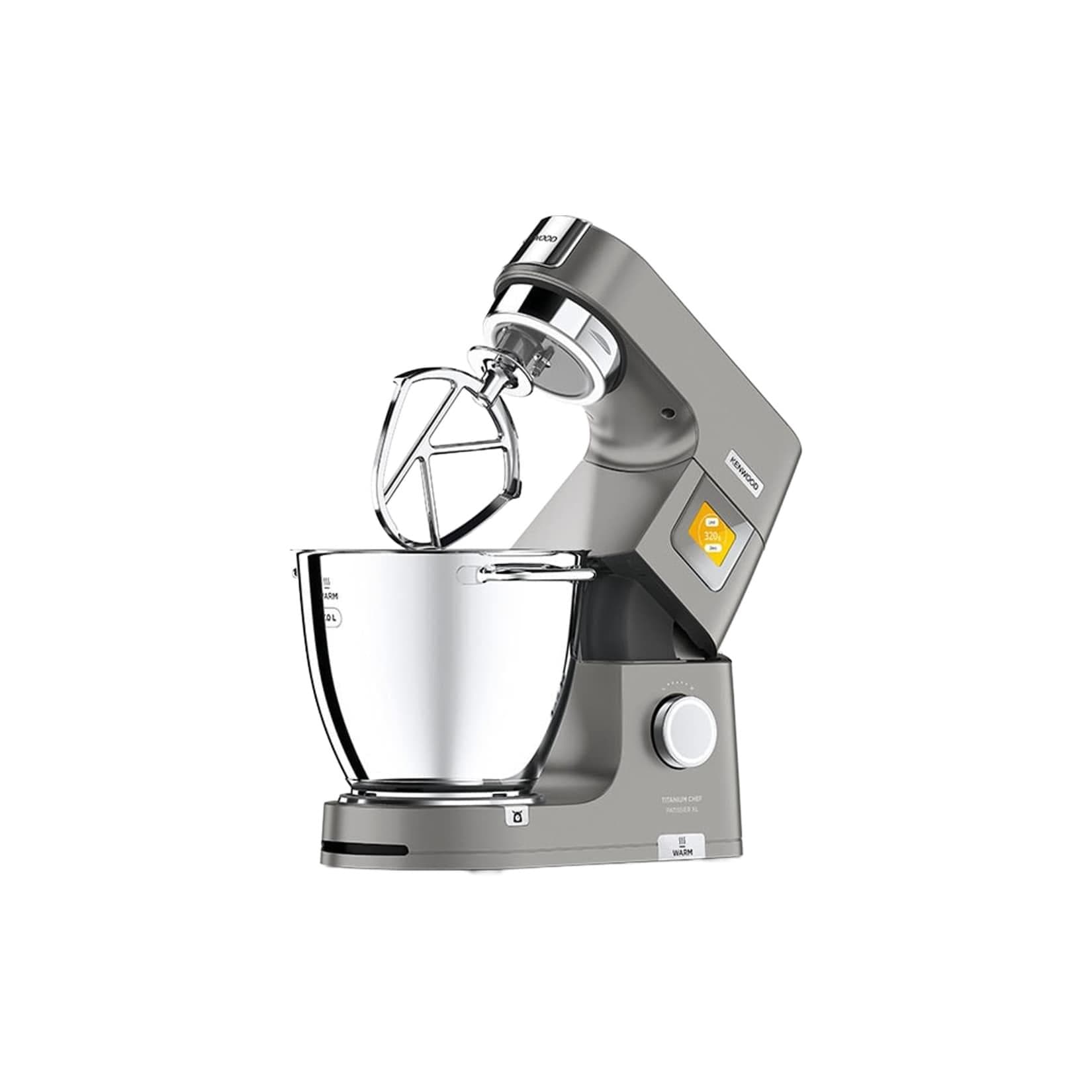 Titanium Chef Patissier XL Küchenmaschine KWL90.004SI Silber 1.400 Watt
