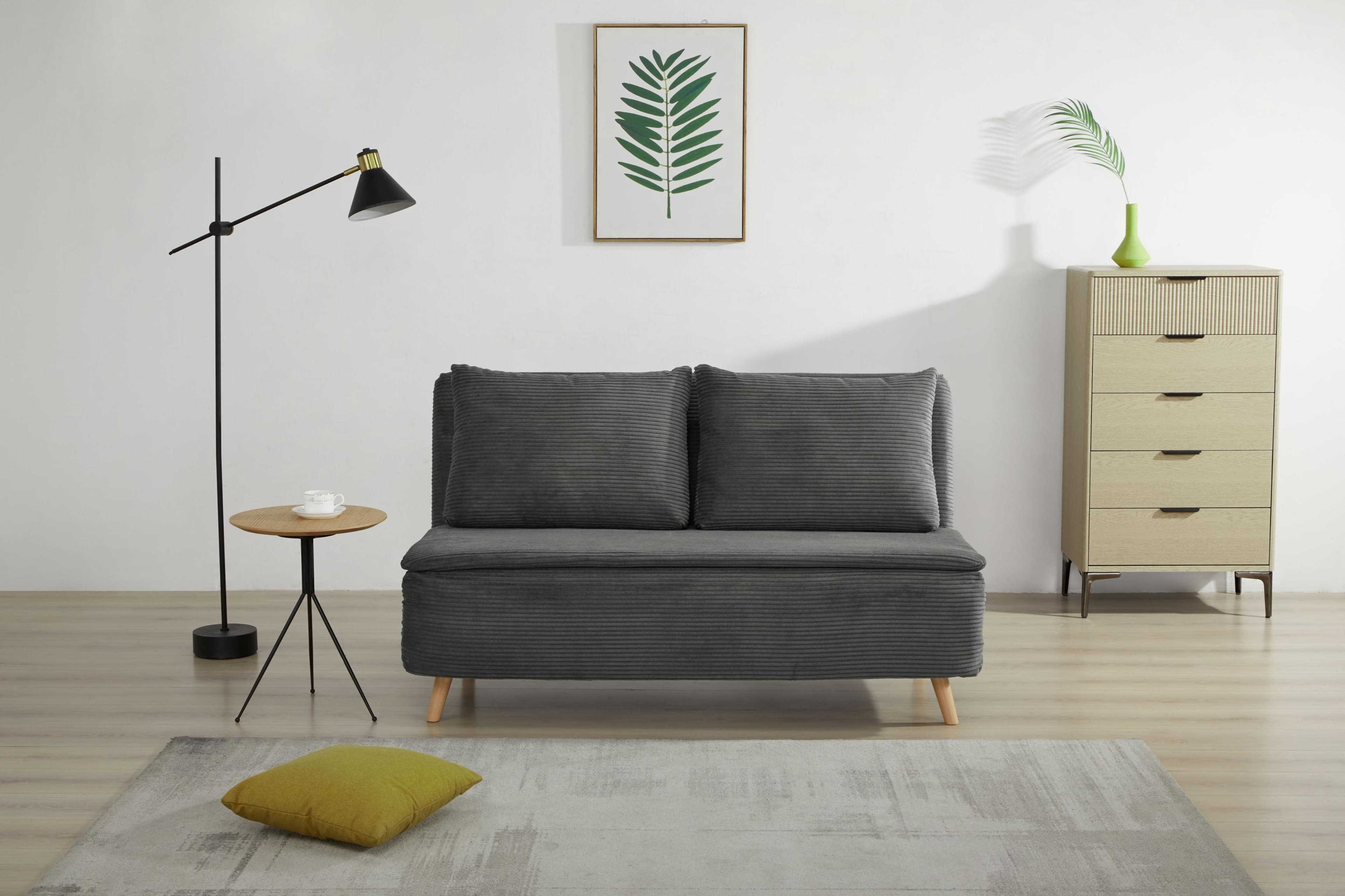 Home Affaire 2-Sitzer AINSLEY 140 cm verstellbare Rückenlehne