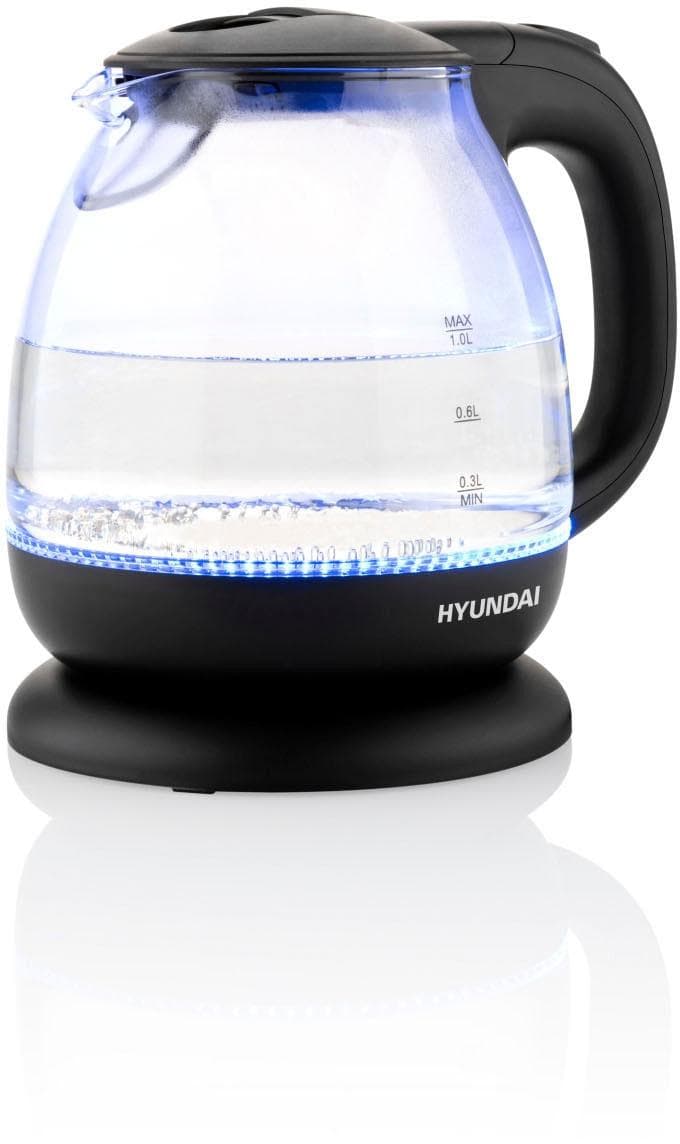 HYUNDAI Wasserkocher VK101 Schwarz 1100 W