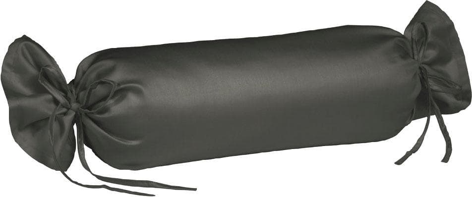 Fleuresse Nackenrollenbezug Colours Anthrazit Mako-Satin