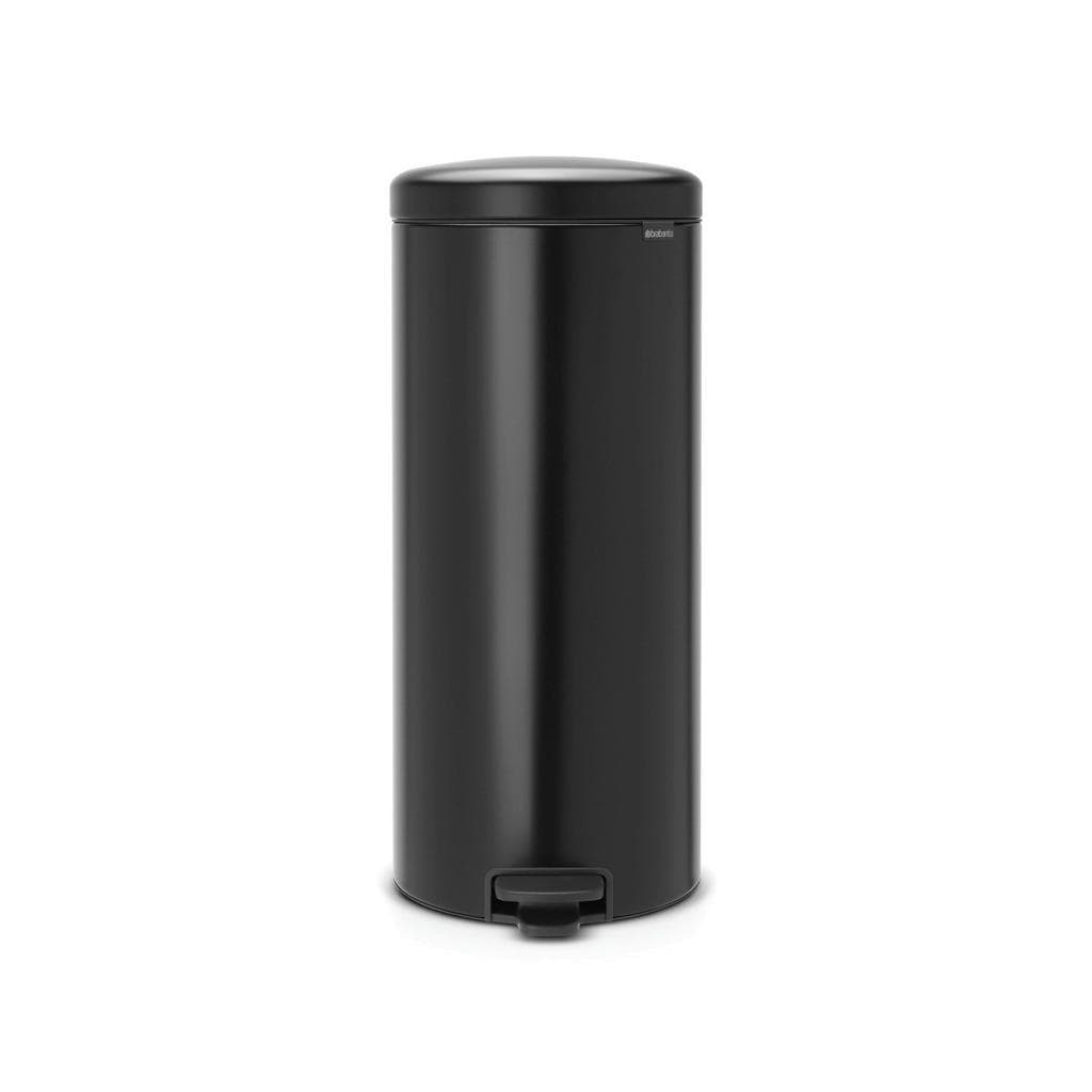 Brabantia Abfalleimer Matt Schwarz 30 Liter