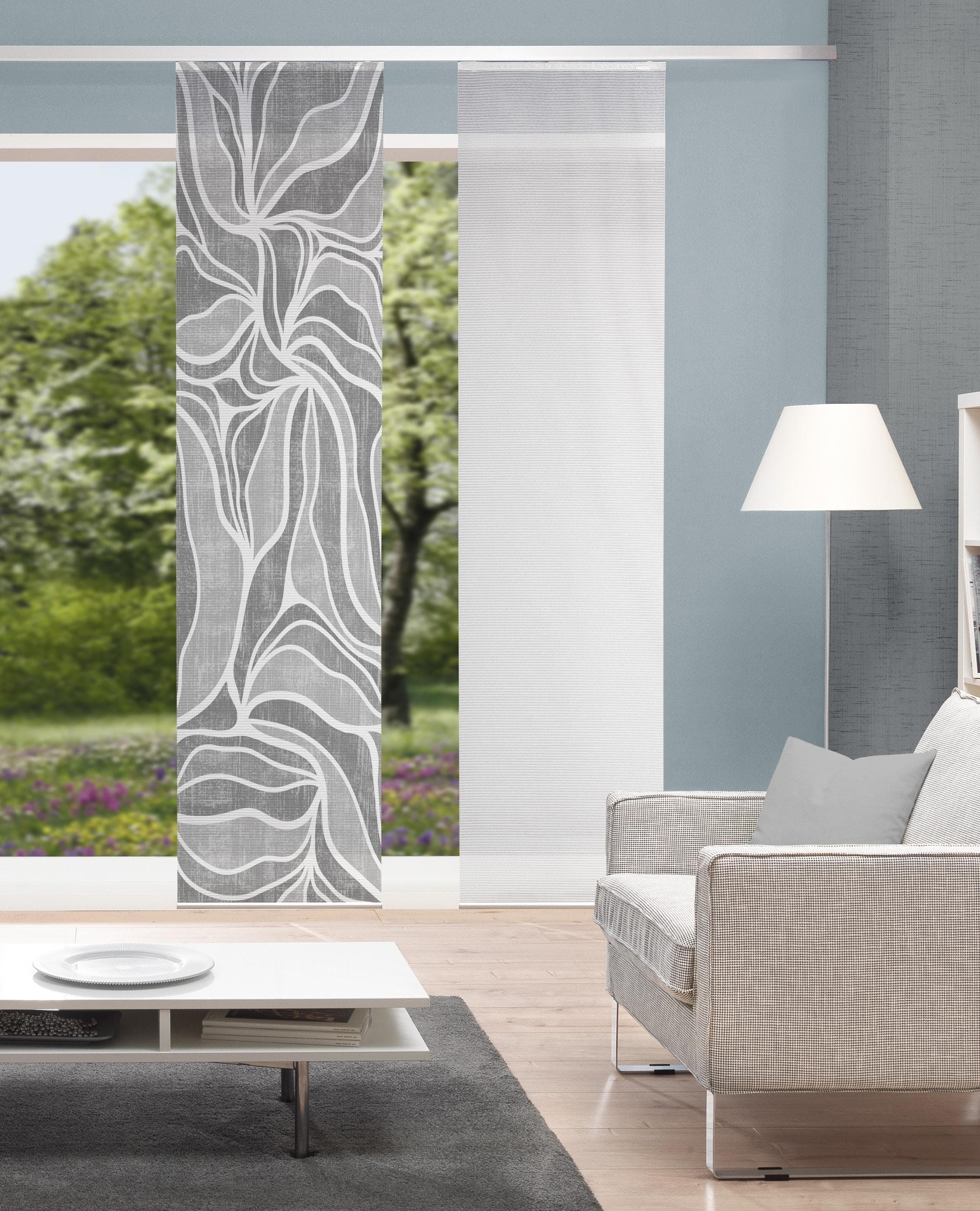 Schiebegardine VISION S VAGUE Grau